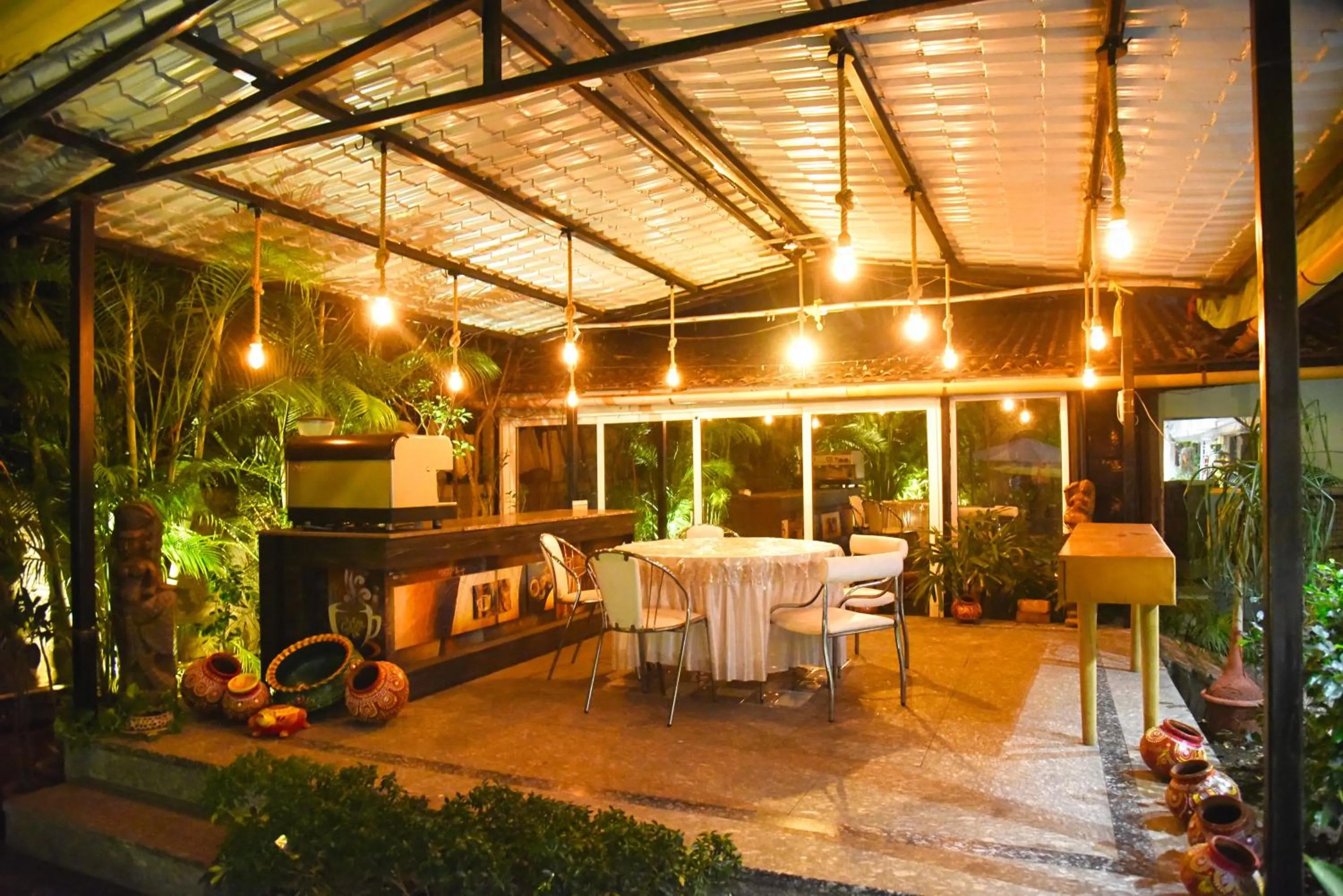 Patio in Royal Palms Luxury Service Apartment