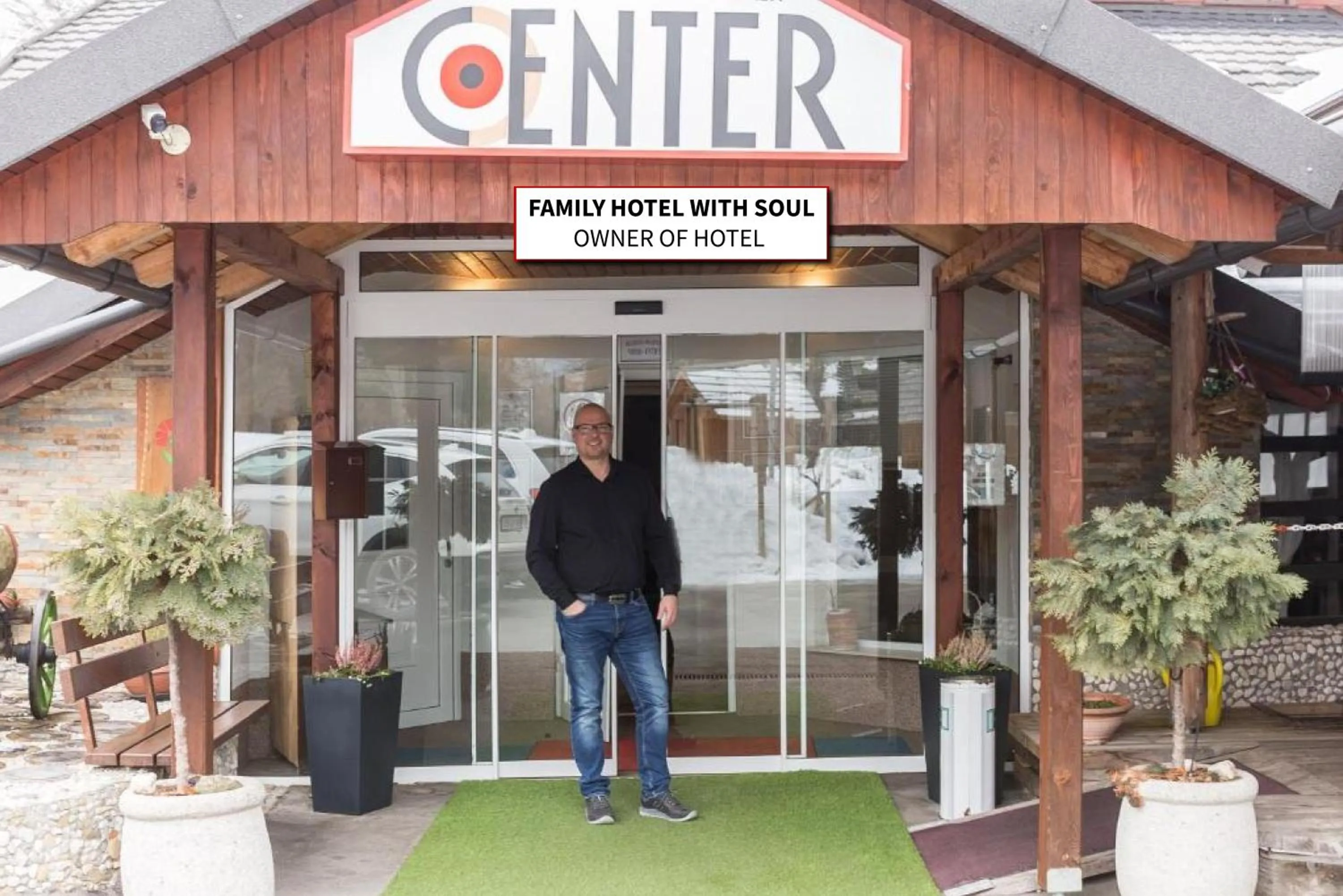 Facade/entrance in Hotel Center Bohinjsko Jezero