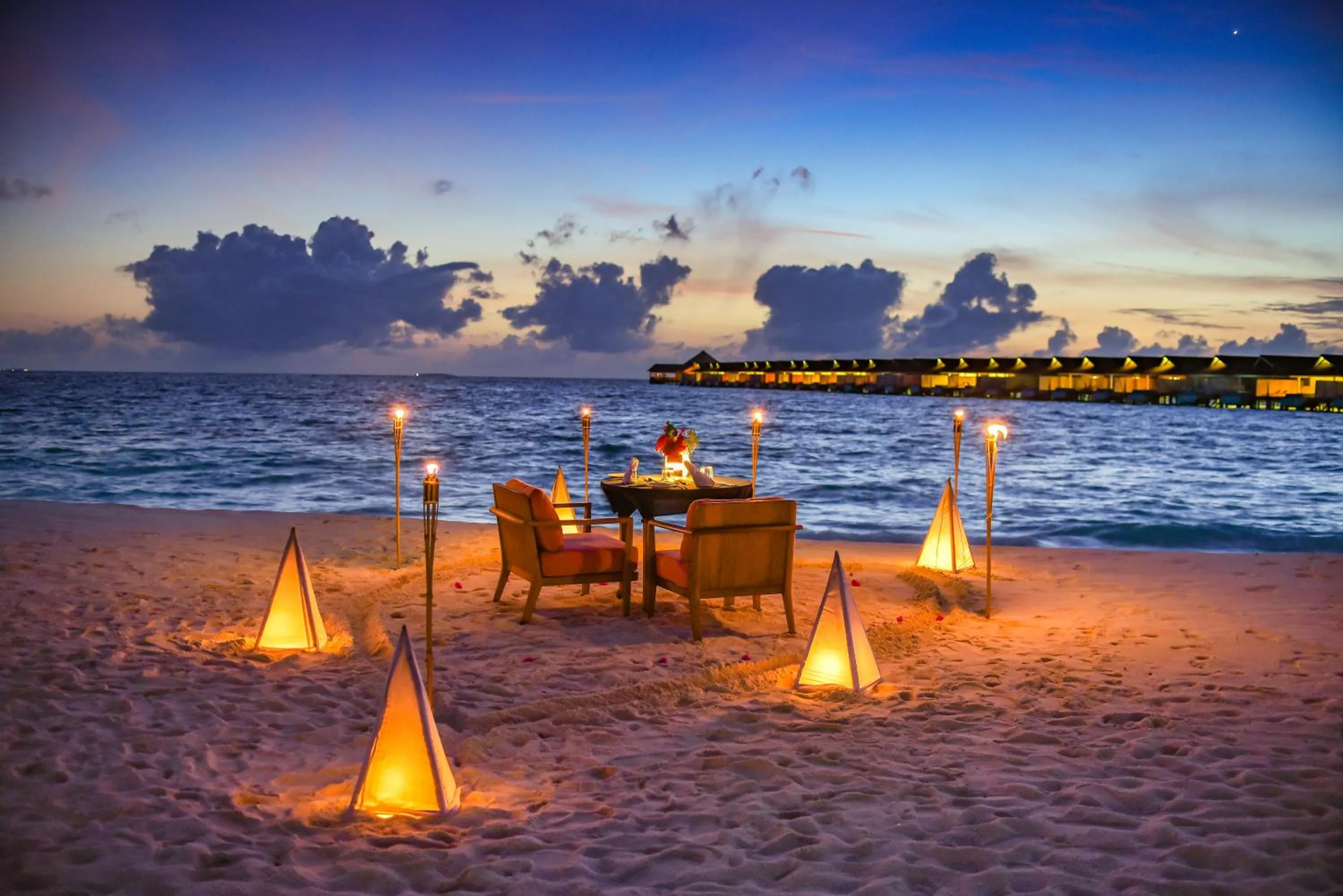 Dinner in The Standard, Huruvalhi Maldives