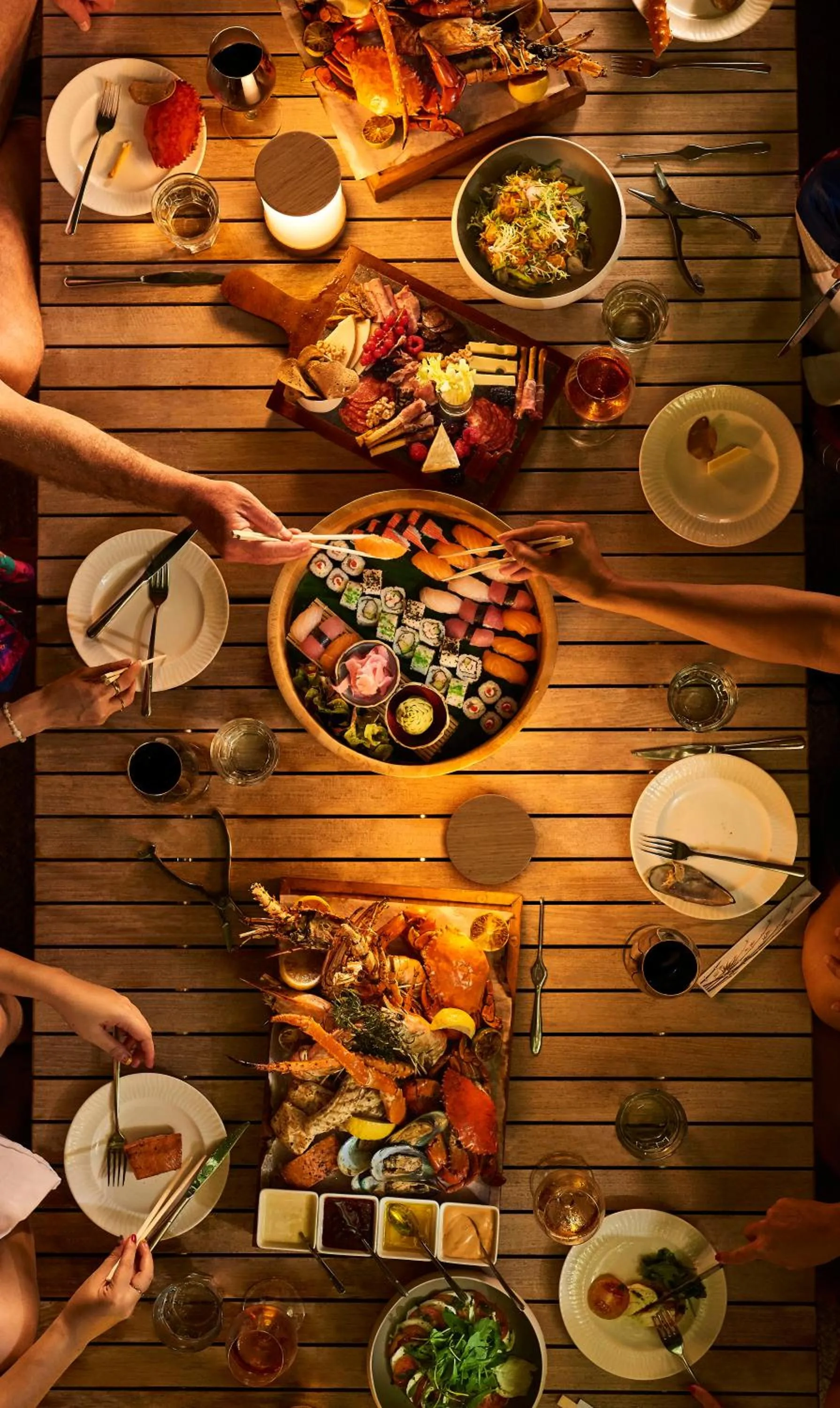 Food in The Standard, Huruvalhi Maldives