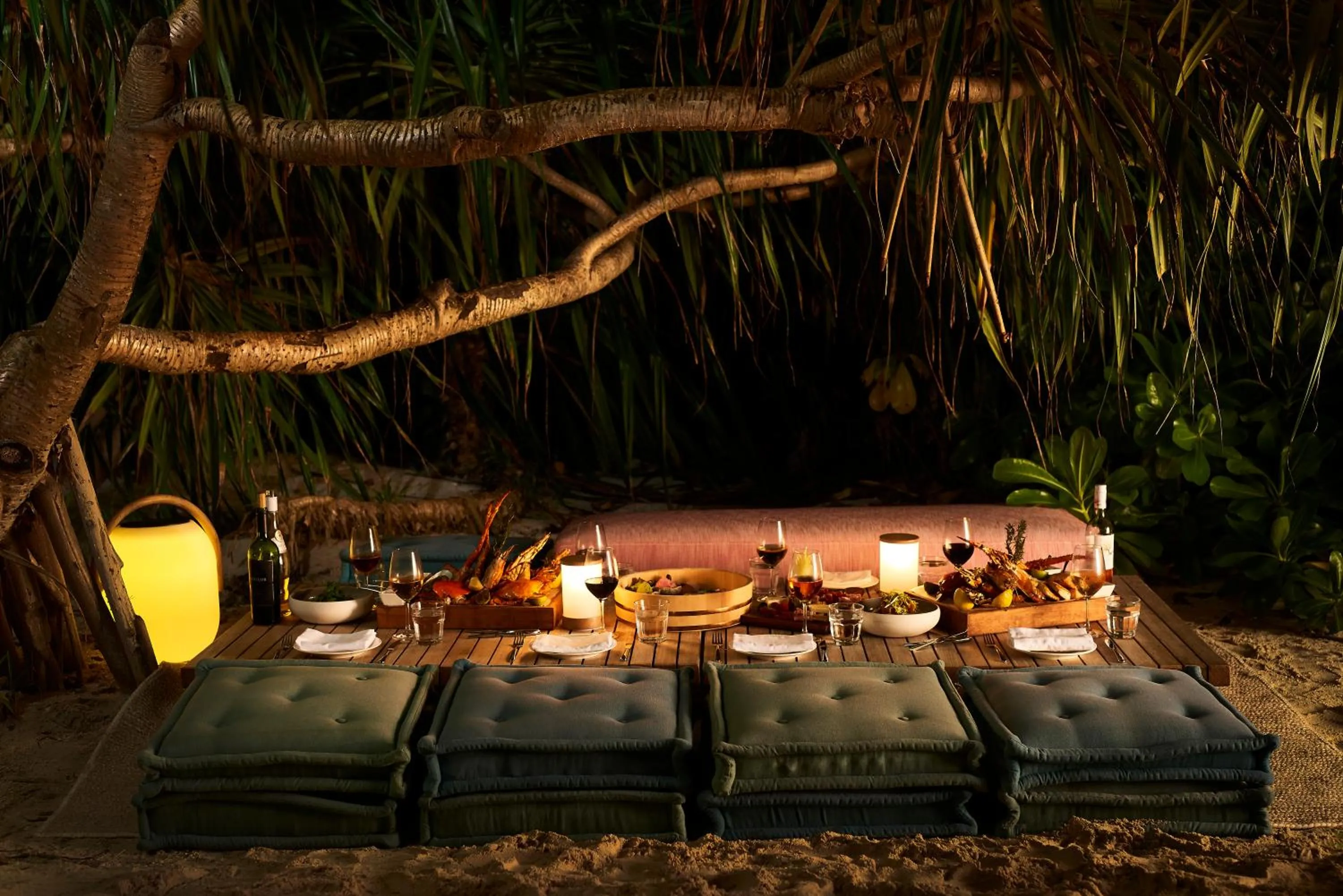 Dinner in The Standard, Huruvalhi Maldives