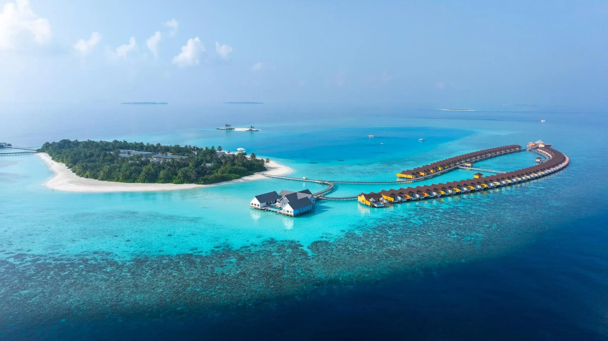 Property building in The Standard, Huruvalhi Maldives