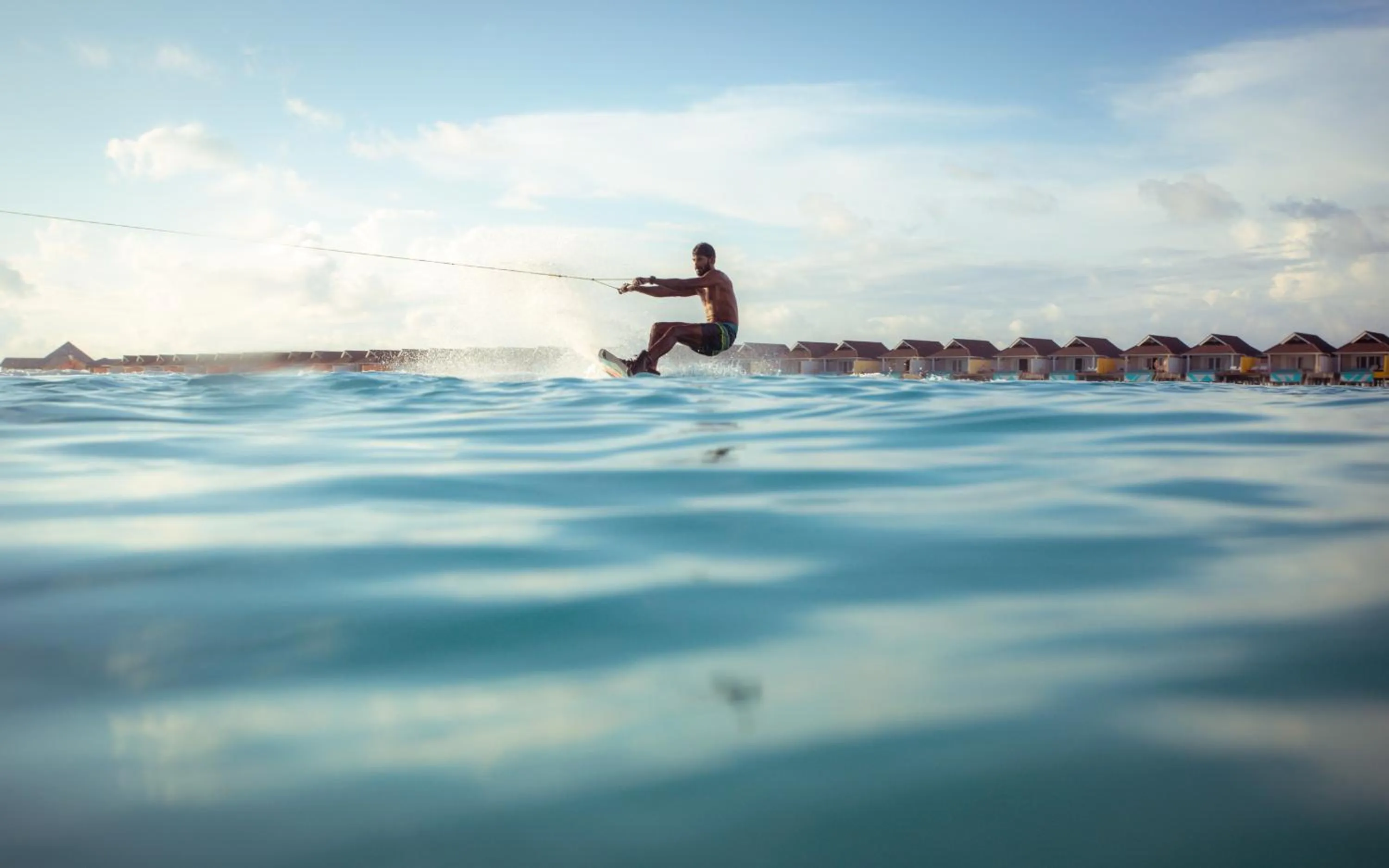 Windsurfing in The Standard, Huruvalhi Maldives