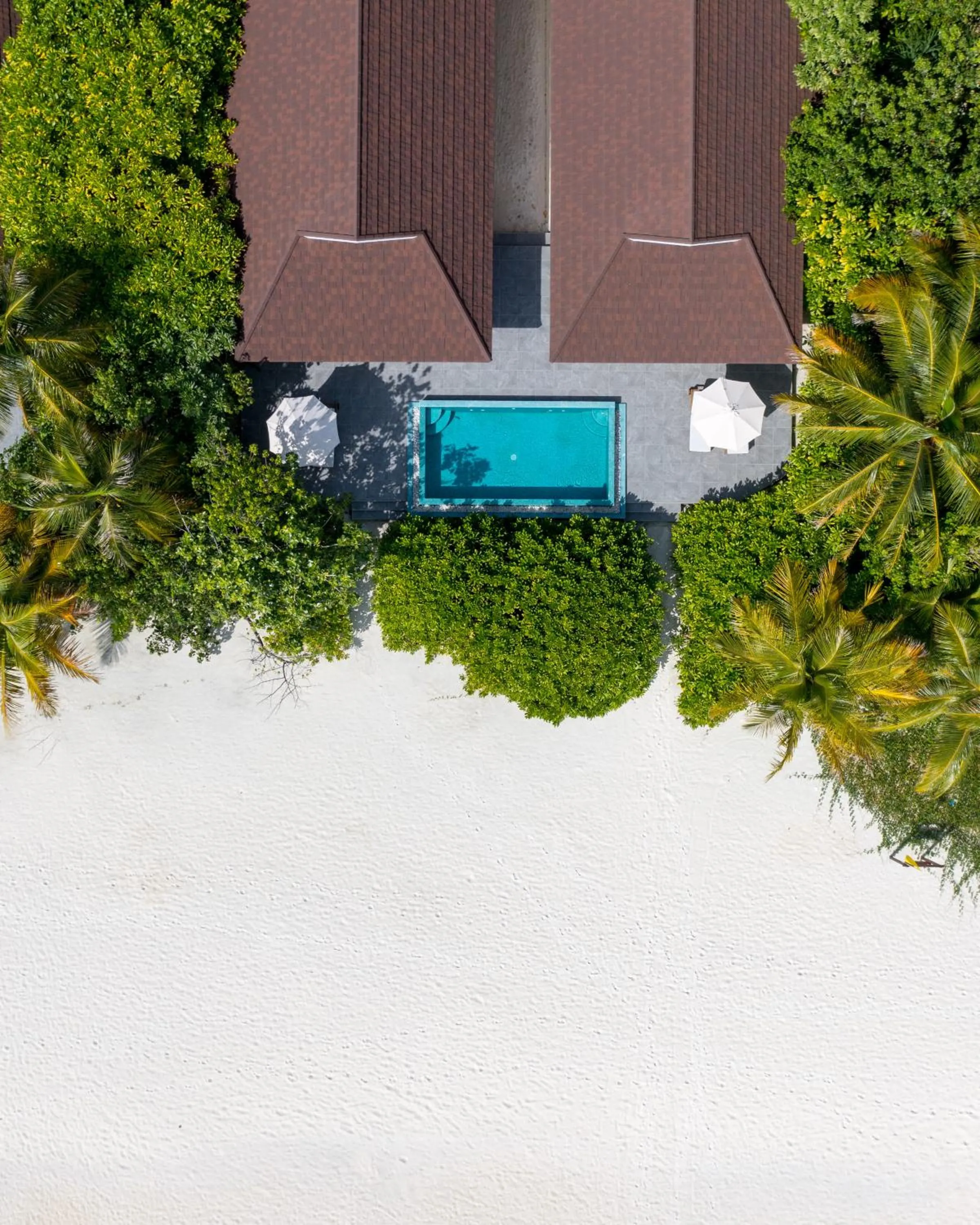 Swimming pool in The Standard, Huruvalhi Maldives