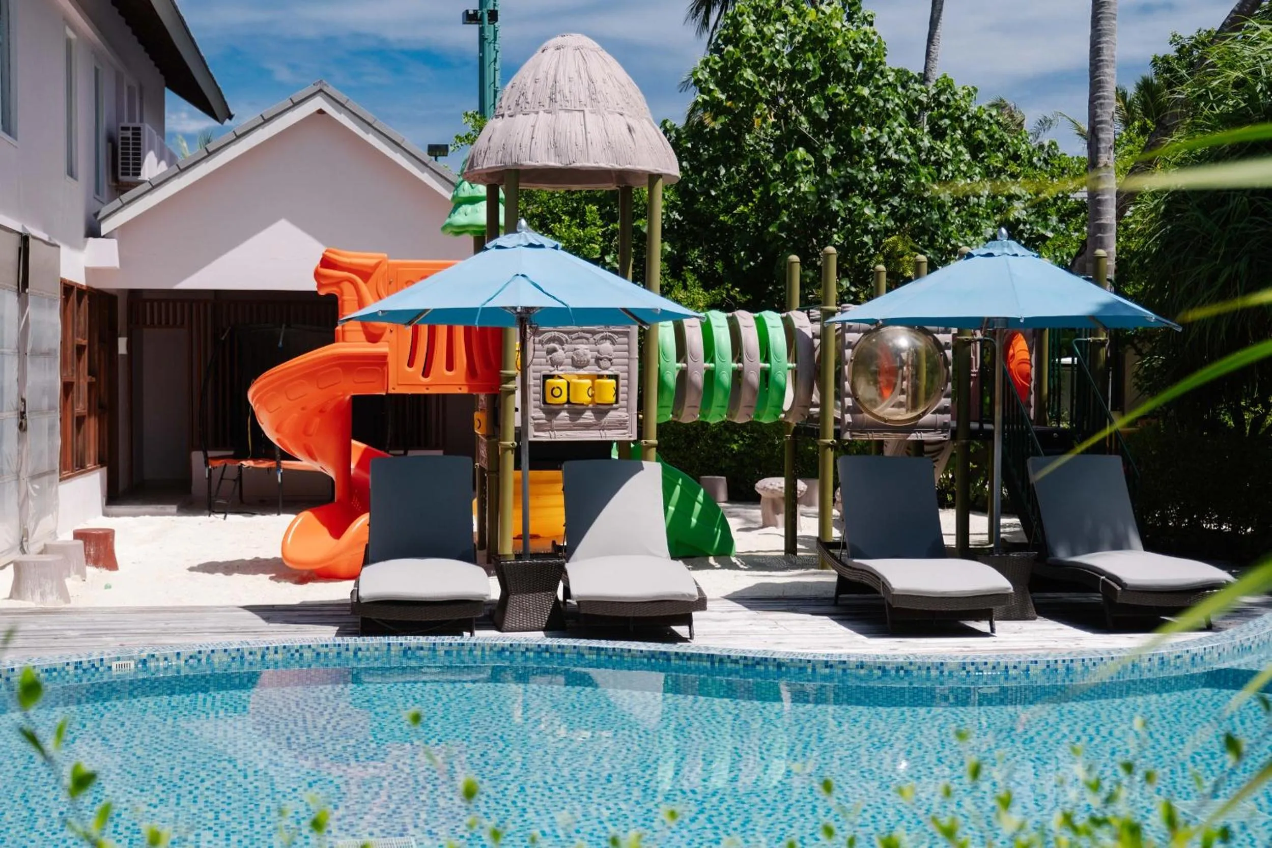 Children play ground in The Standard, Huruvalhi Maldives