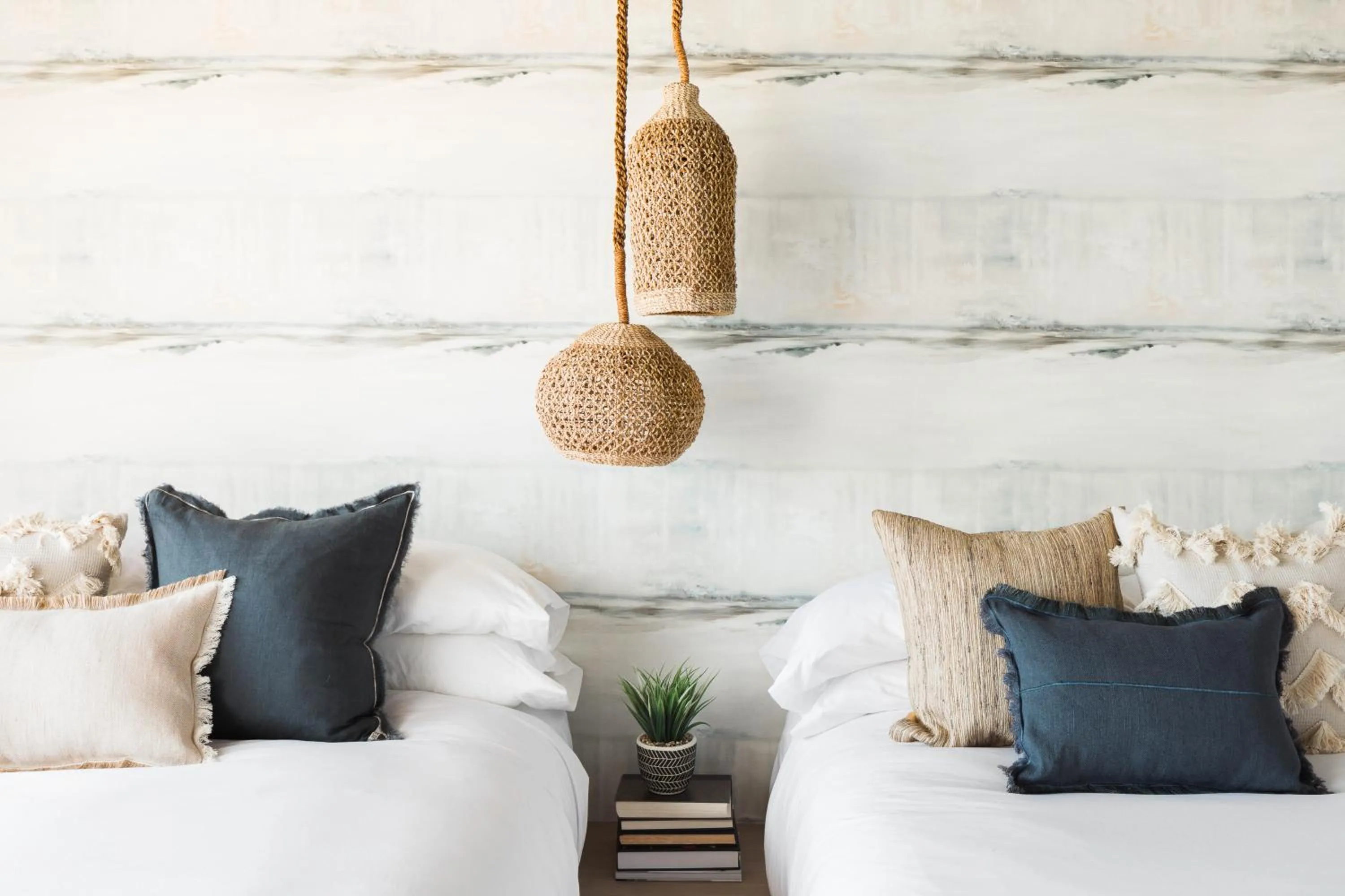 Decorative detail, Bed in AWOL Hotel Provincetown