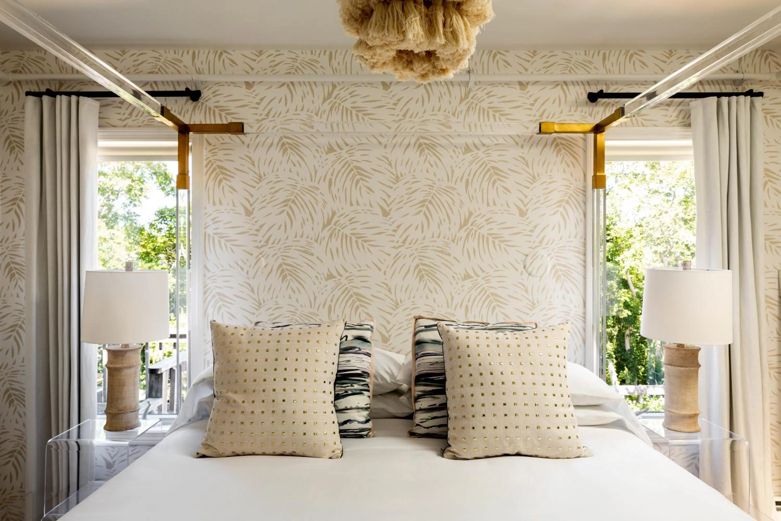 Bed in AWOL Hotel Provincetown