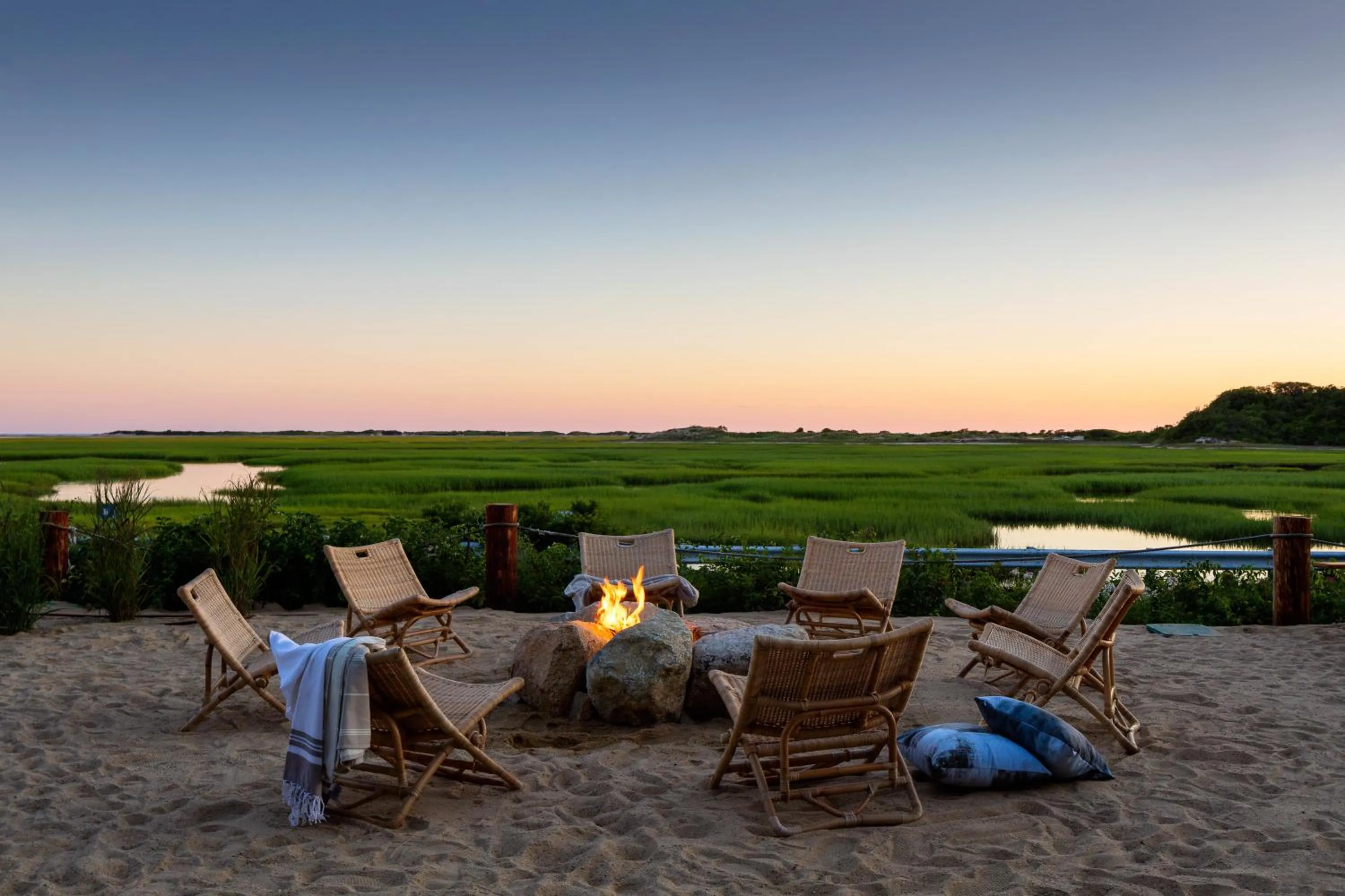 Garden in AWOL Hotel Provincetown