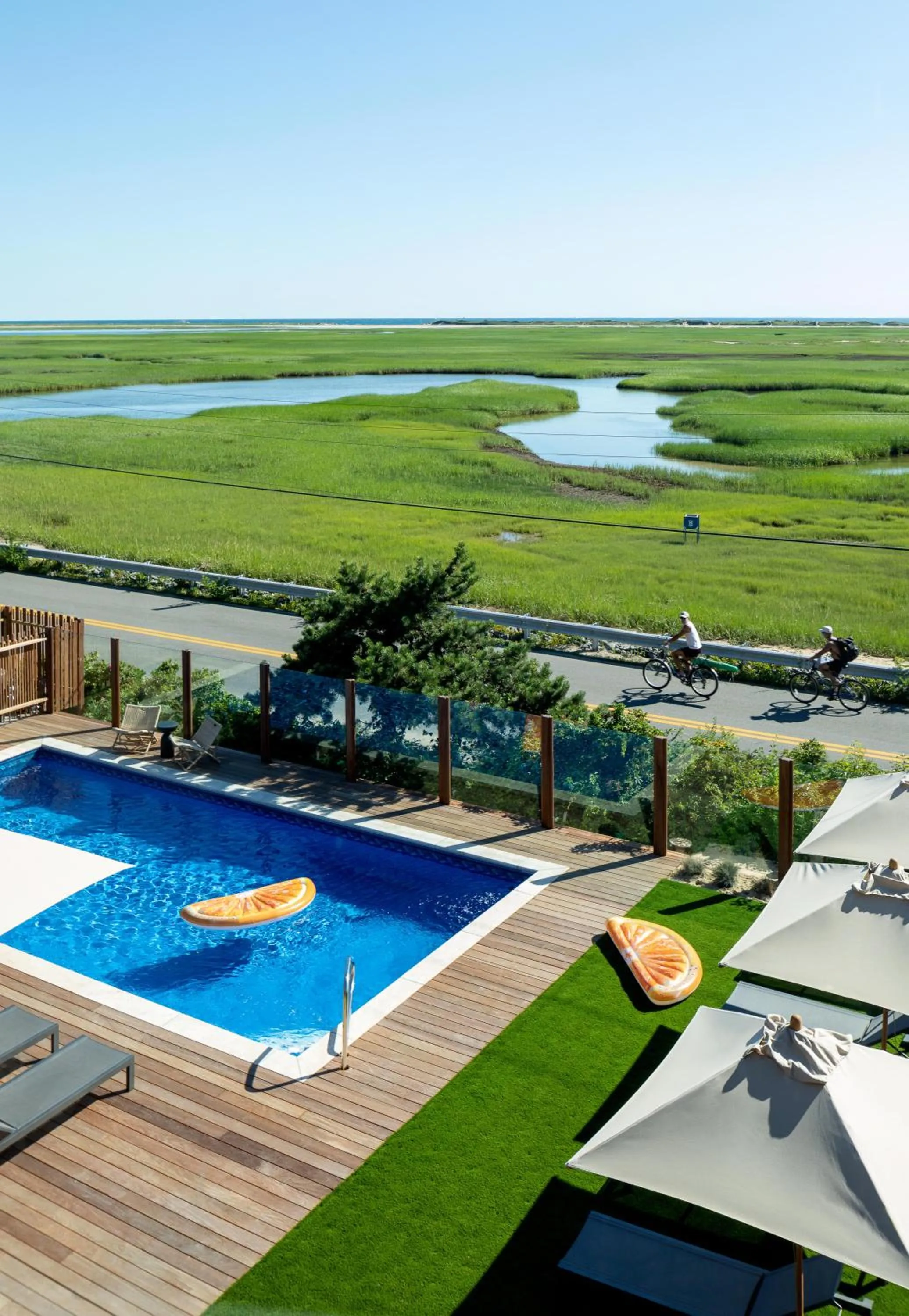 Patio in AWOL Hotel Provincetown