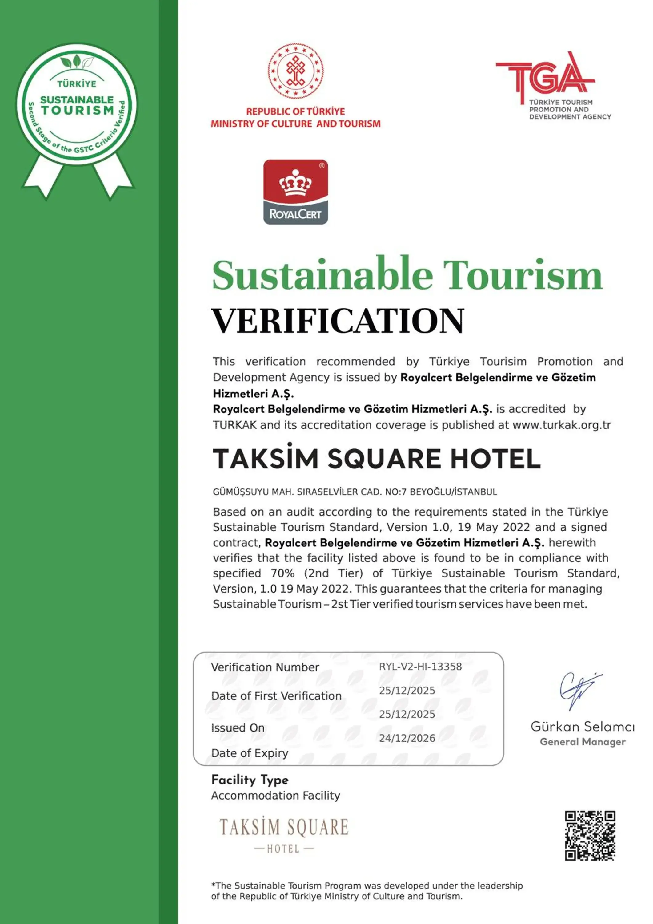 Property building in Taksim Square Hotel Property building in Taksim Square Hotel