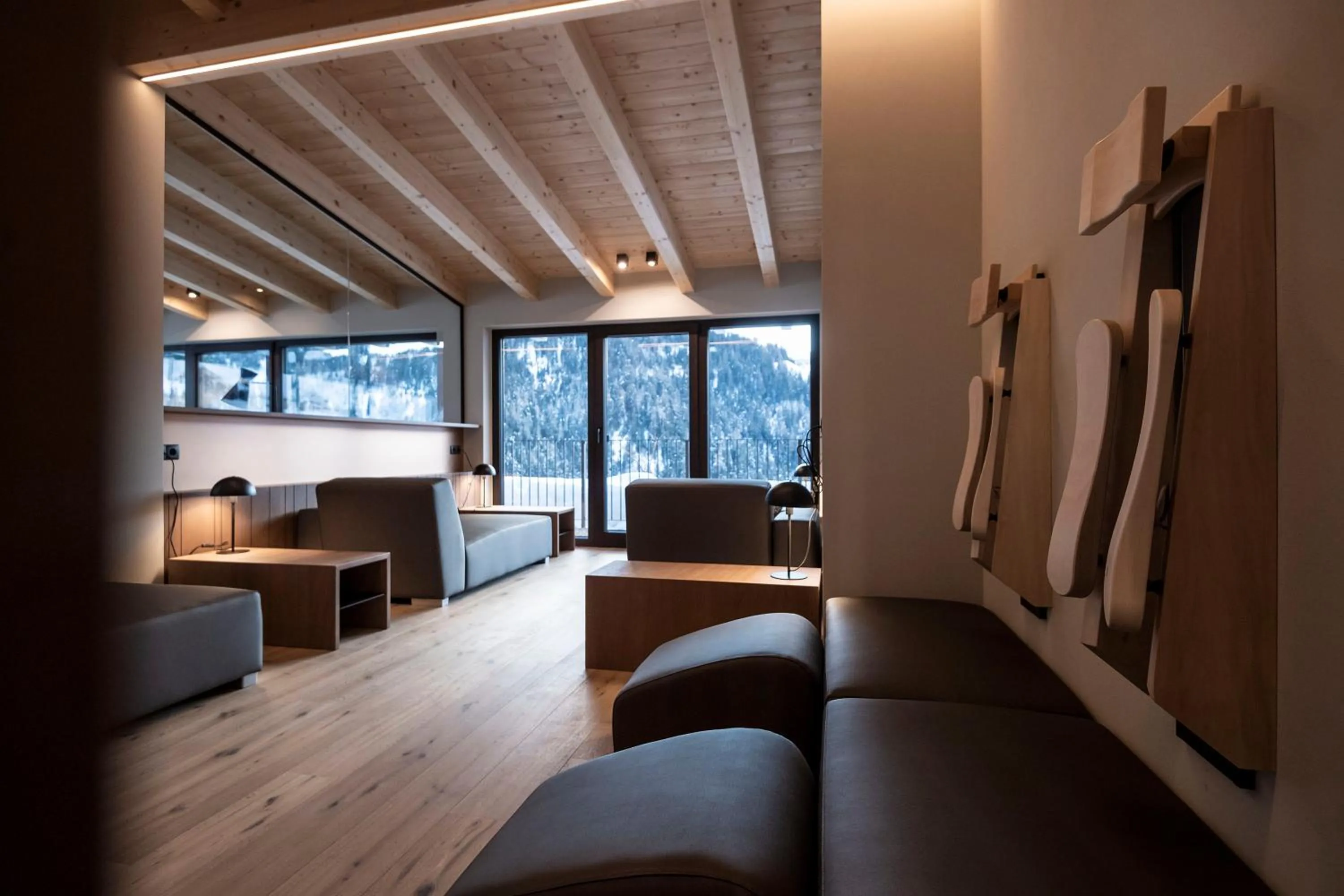 Seating area in Plan Murin - Authentic Dolomites Hotel
