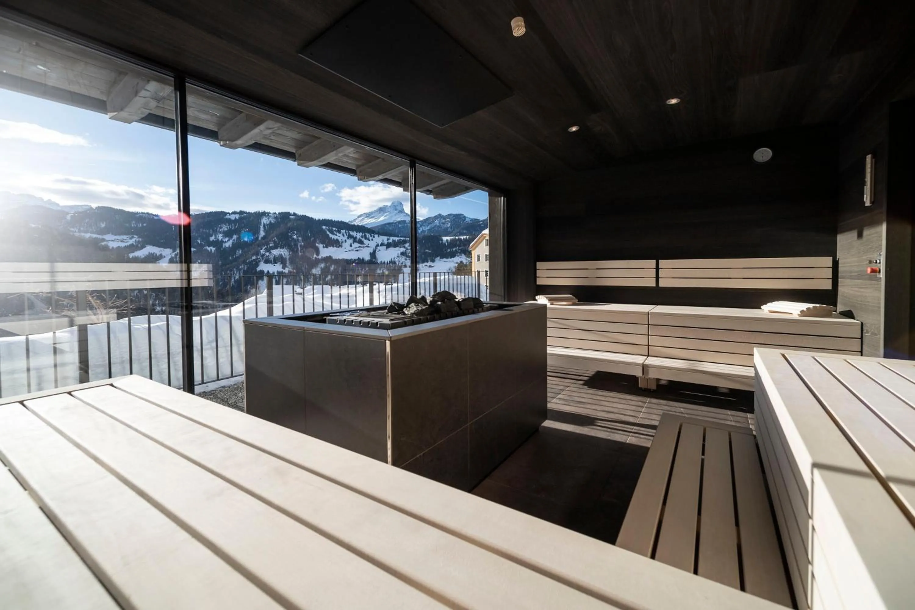 Sauna in Plan Murin - Authentic Dolomites Hotel
