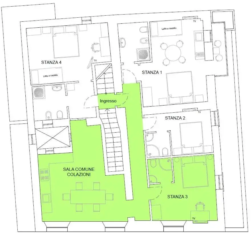 Deluxe Double Room - single occupancy in B&B La Suite Deluxe Double Room - single occupancy in B&B La Suite