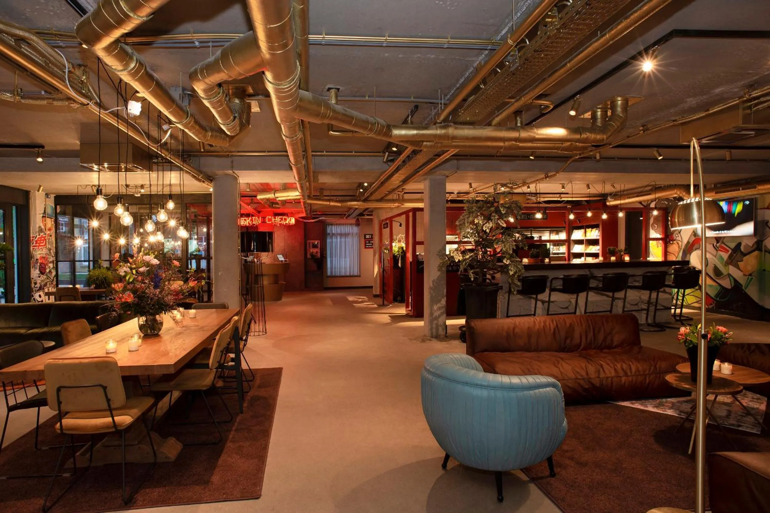 Lobby or reception in Hotel the Match