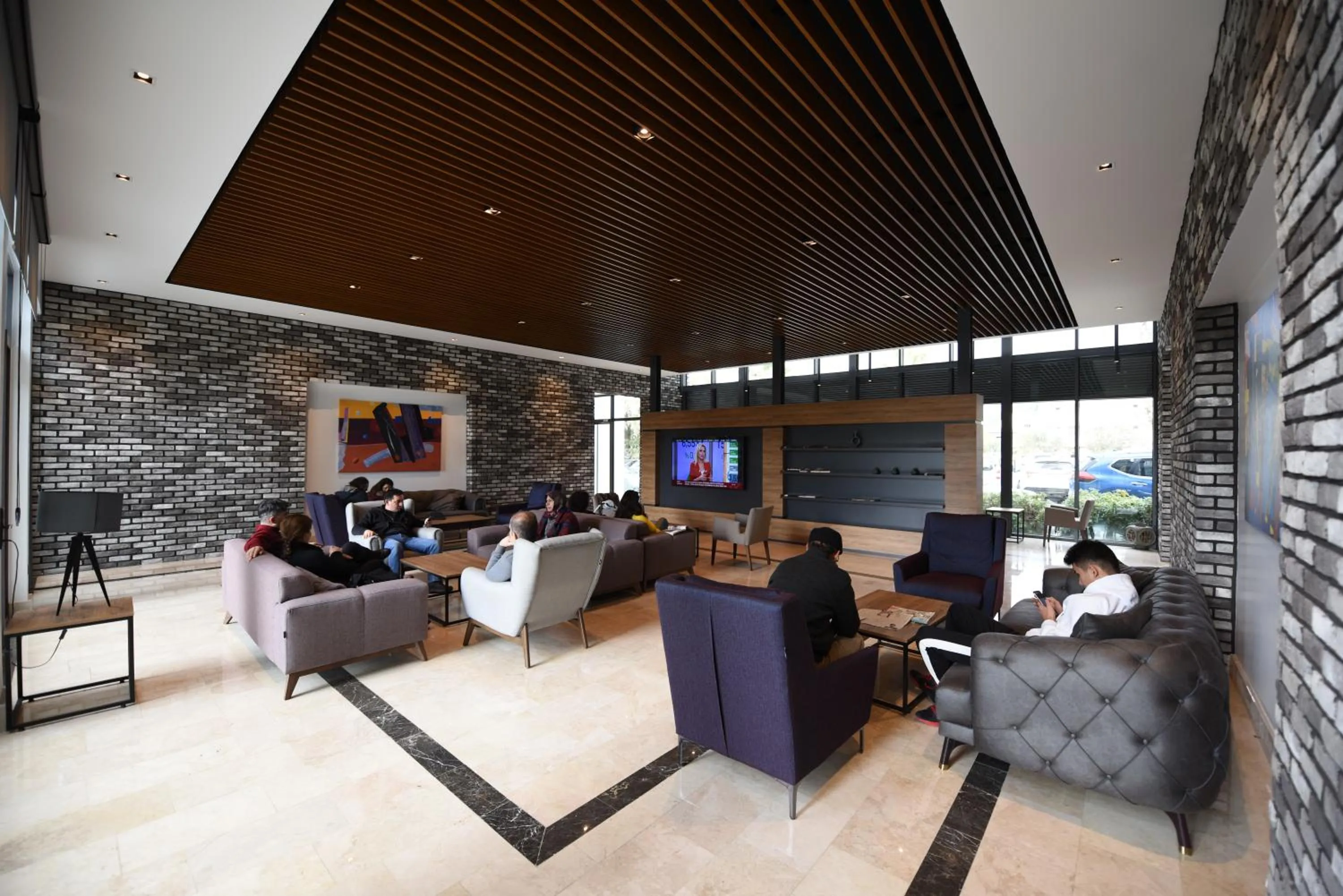 Communal lounge/ TV room in Herakles Thermal Hotel