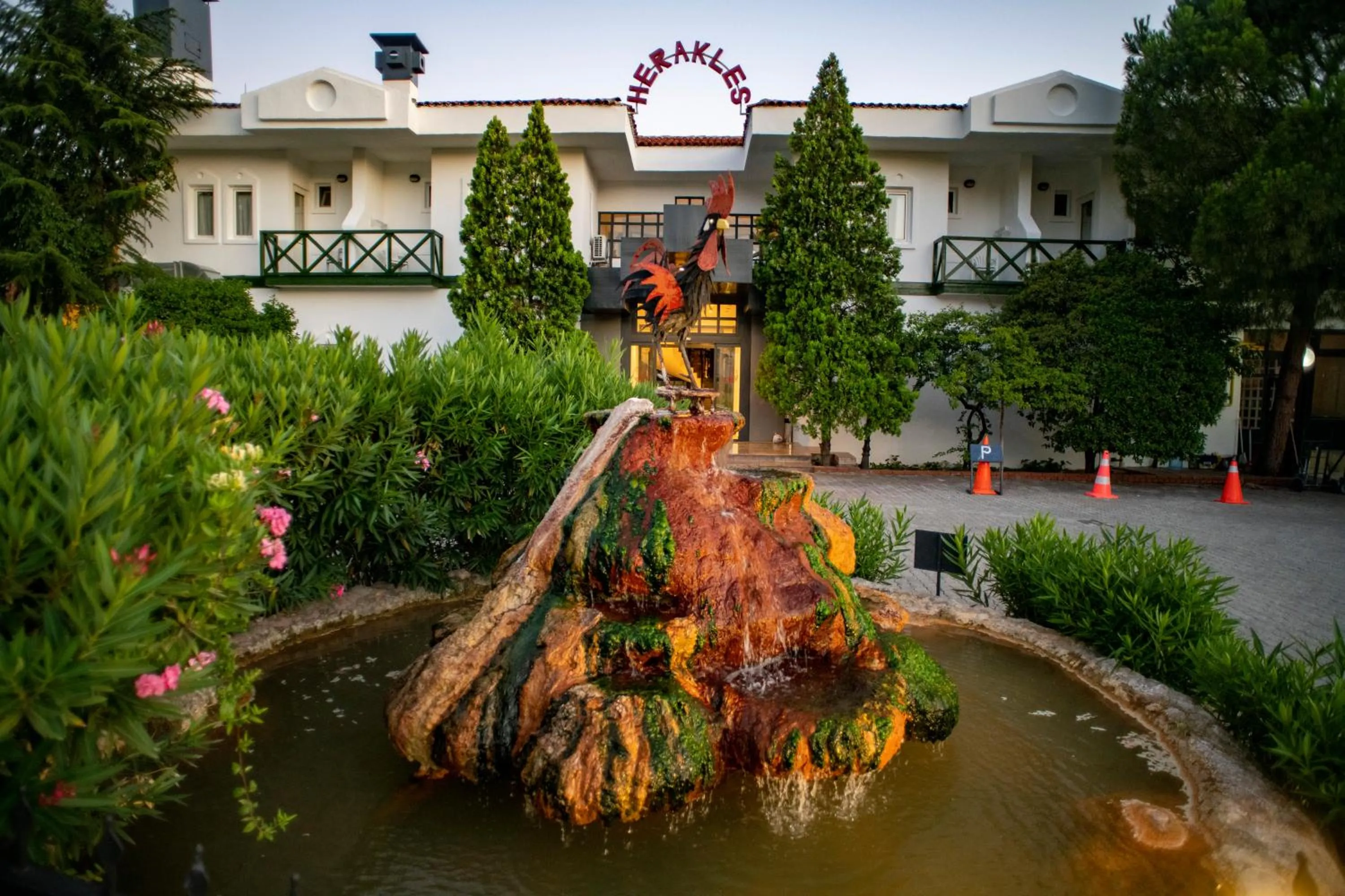 Facade/entrance in Herakles Thermal Hotel