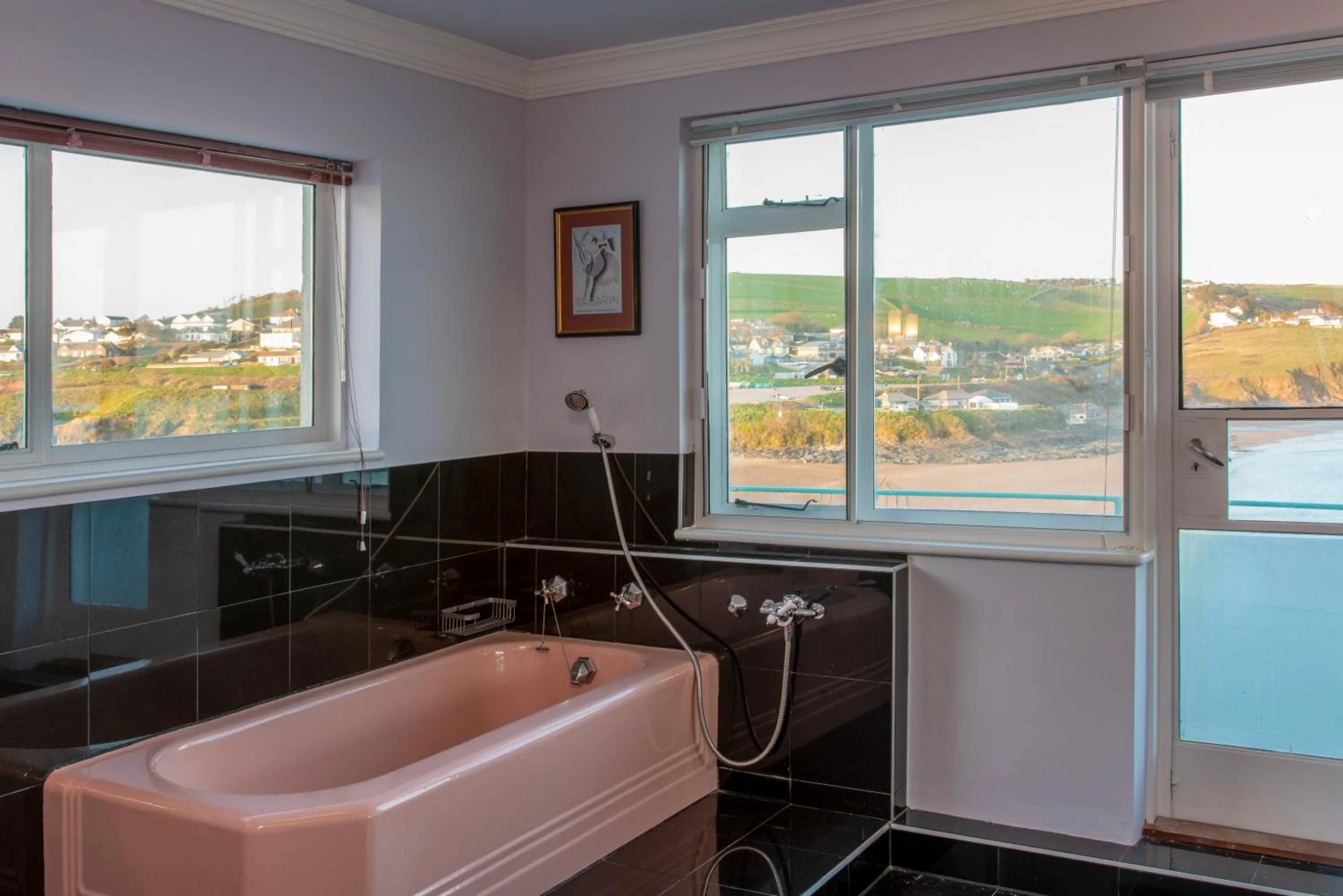 Bathroom in Burgh Island Hotel