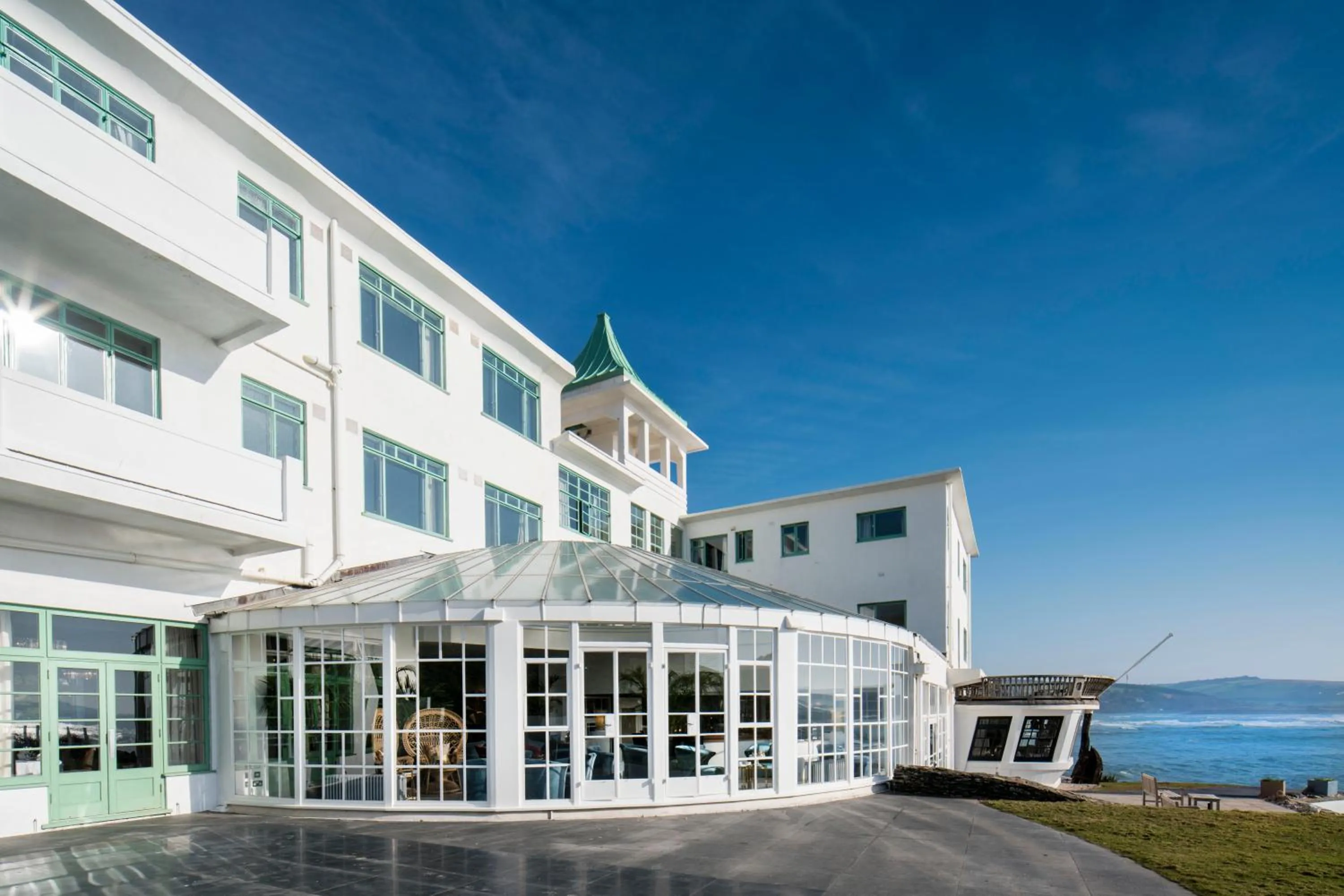 Property building in Burgh Island Hotel