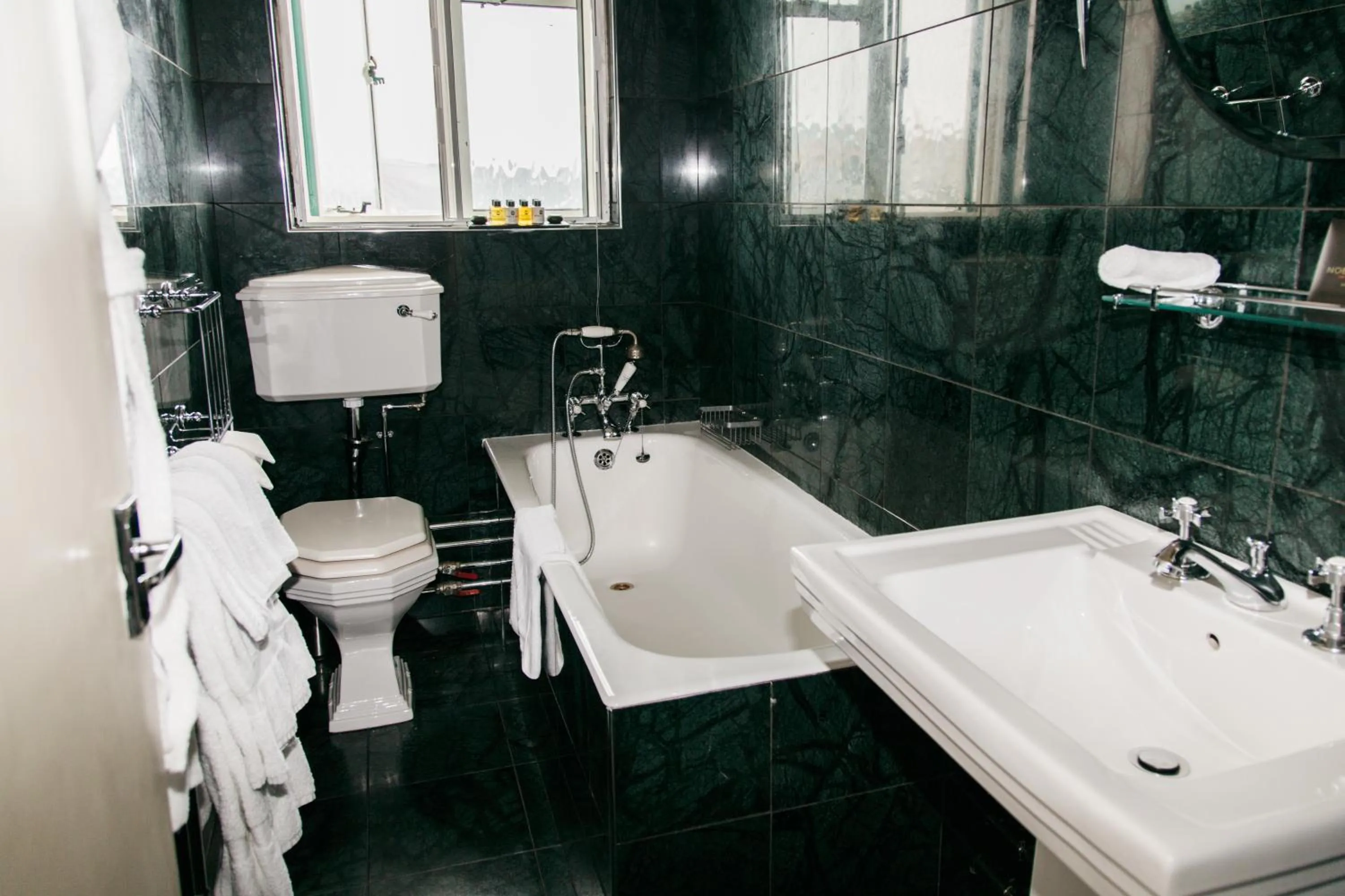 Bathroom in Burgh Island Hotel