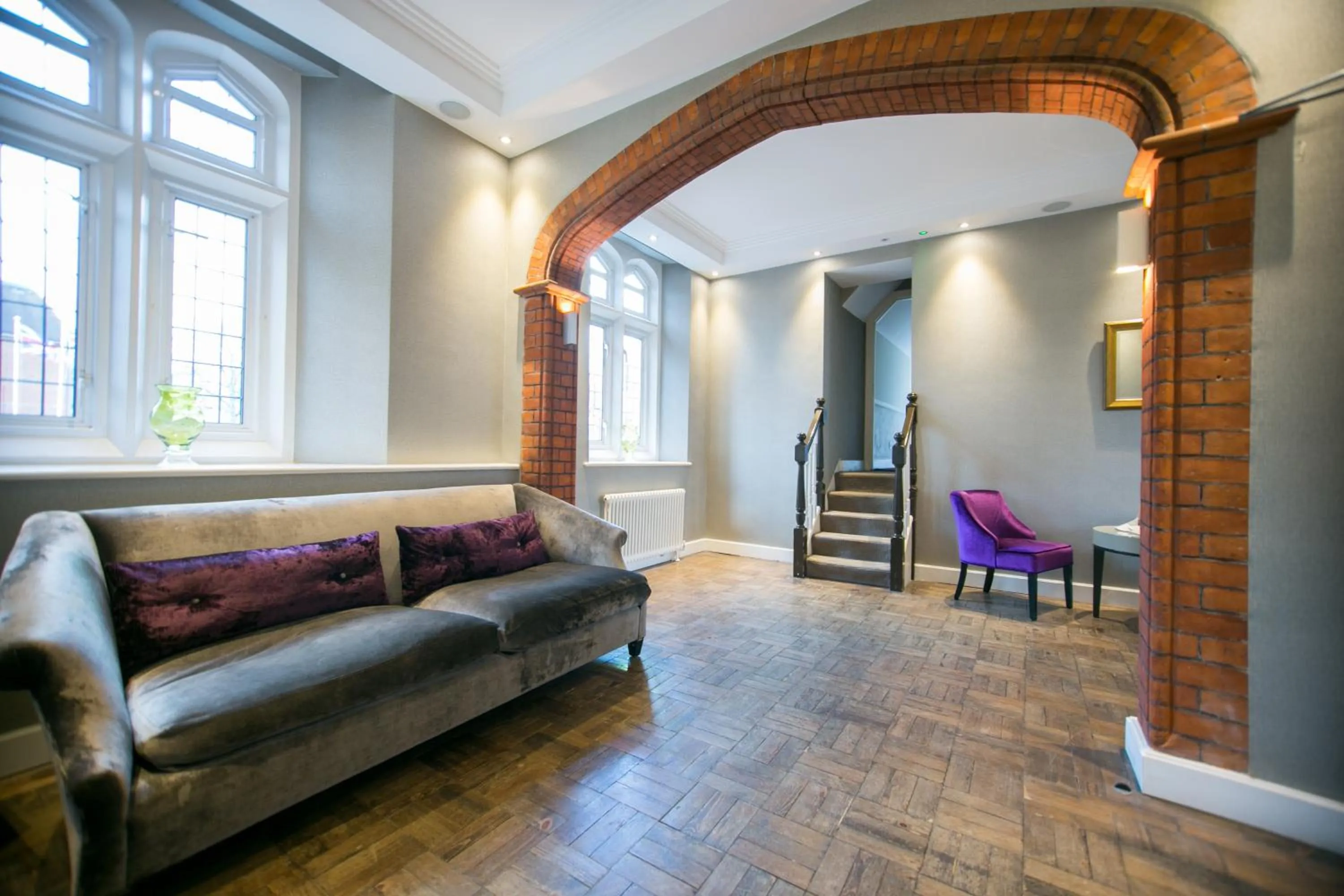 Seating area in The Pillar Hotel