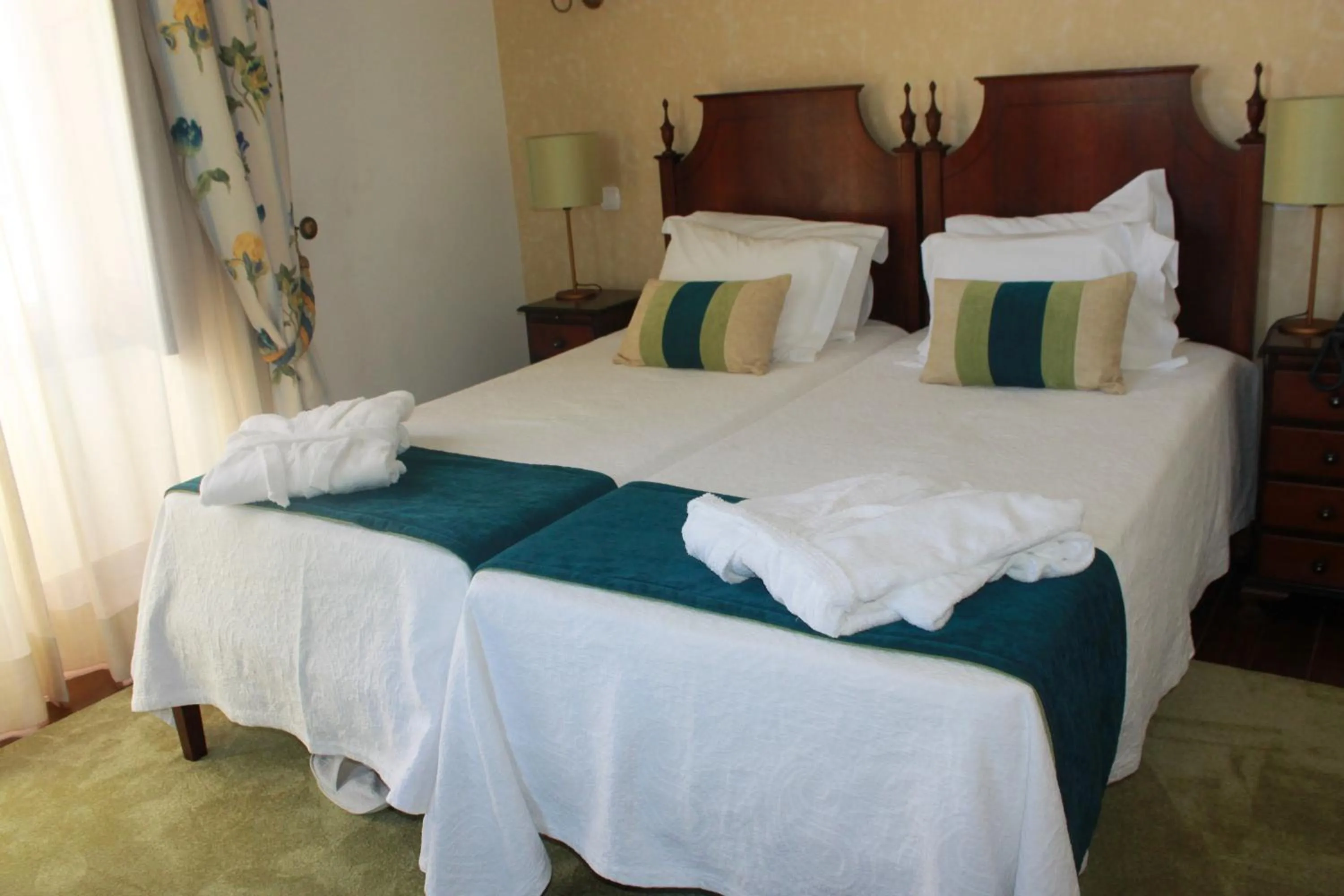 Bed in Hotel Rural Villa do Banho