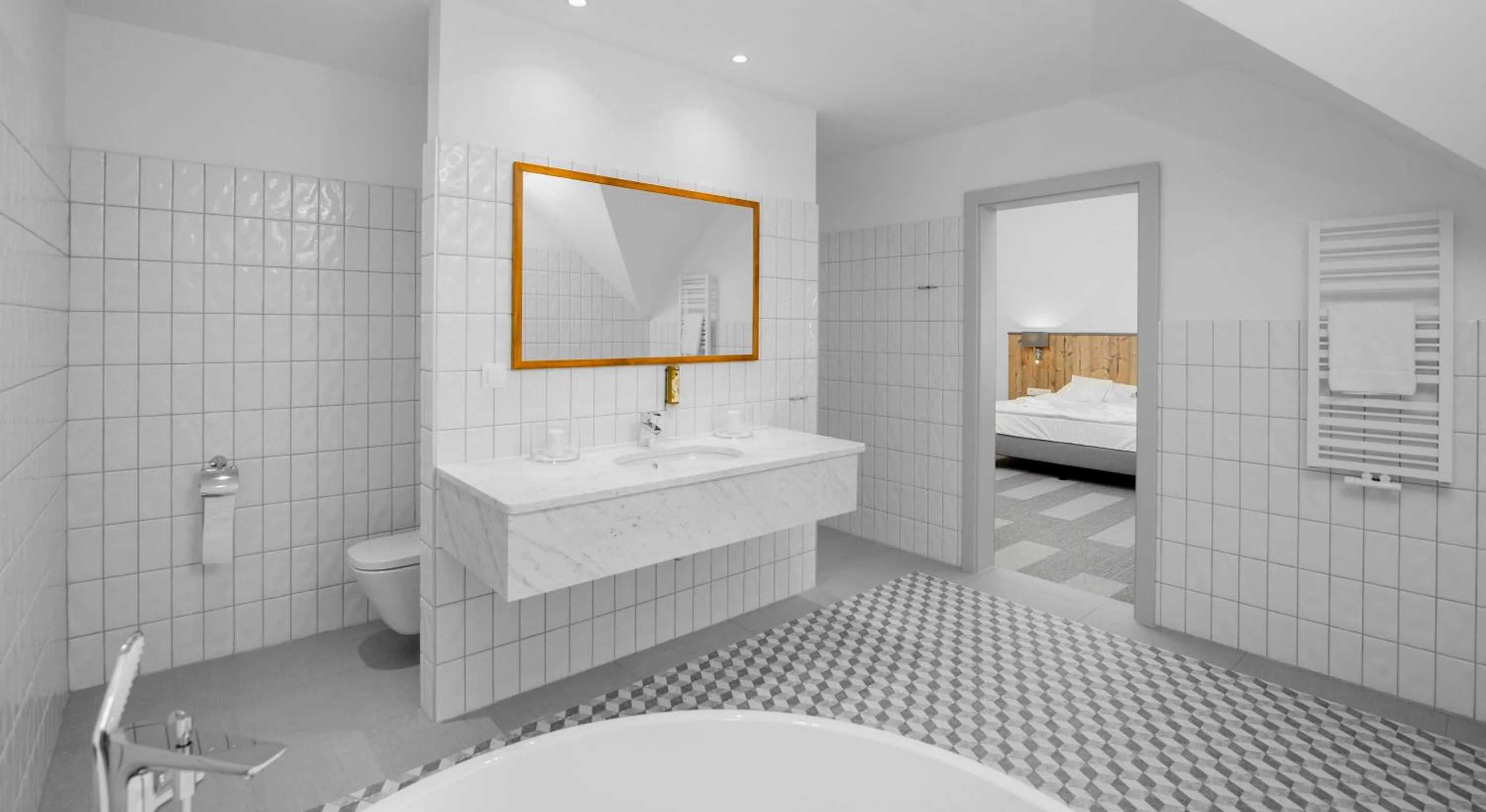 Bathroom in Hotel Nowa Holandia