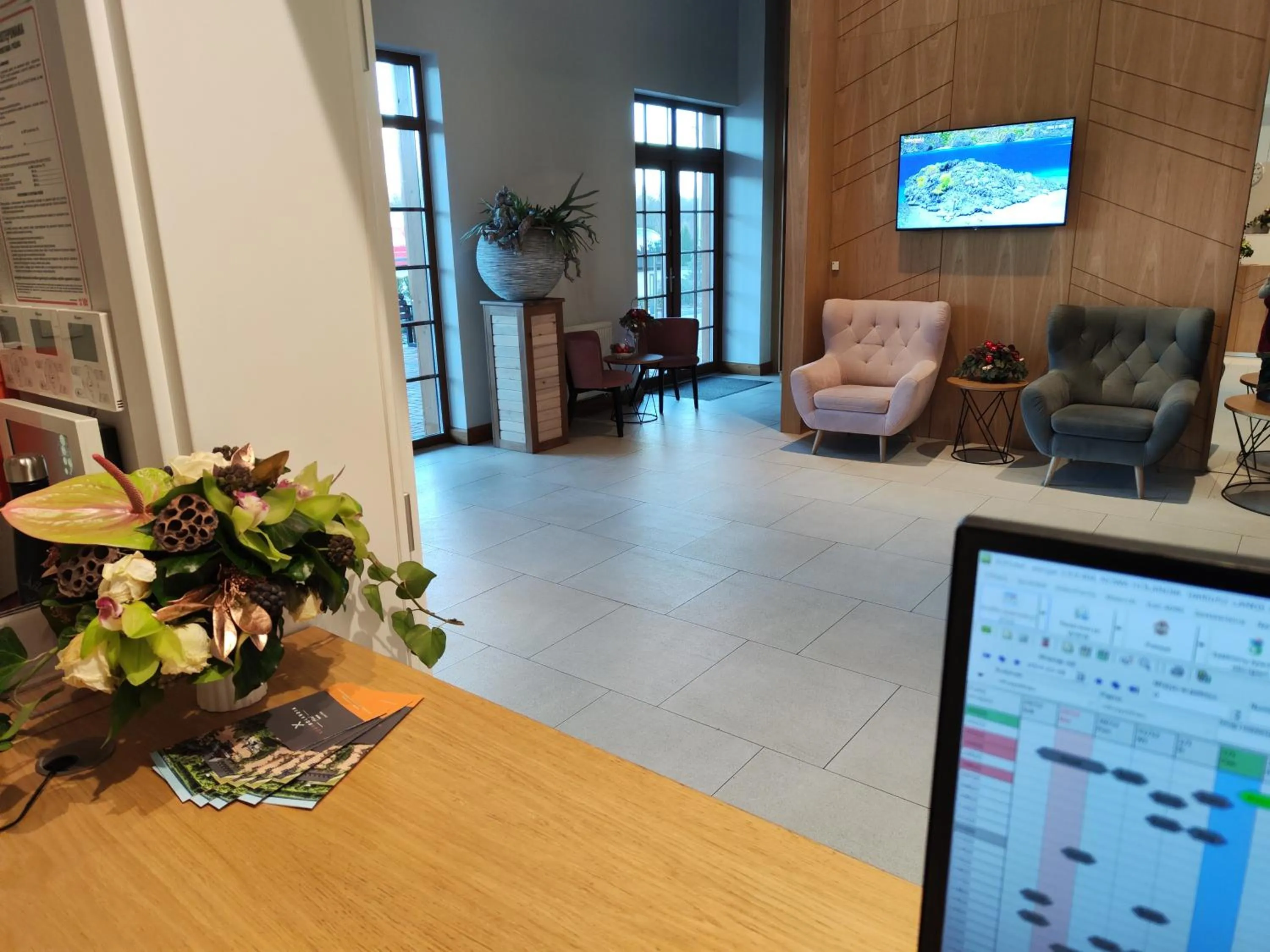 Lobby or reception in Hotel Nowa Holandia