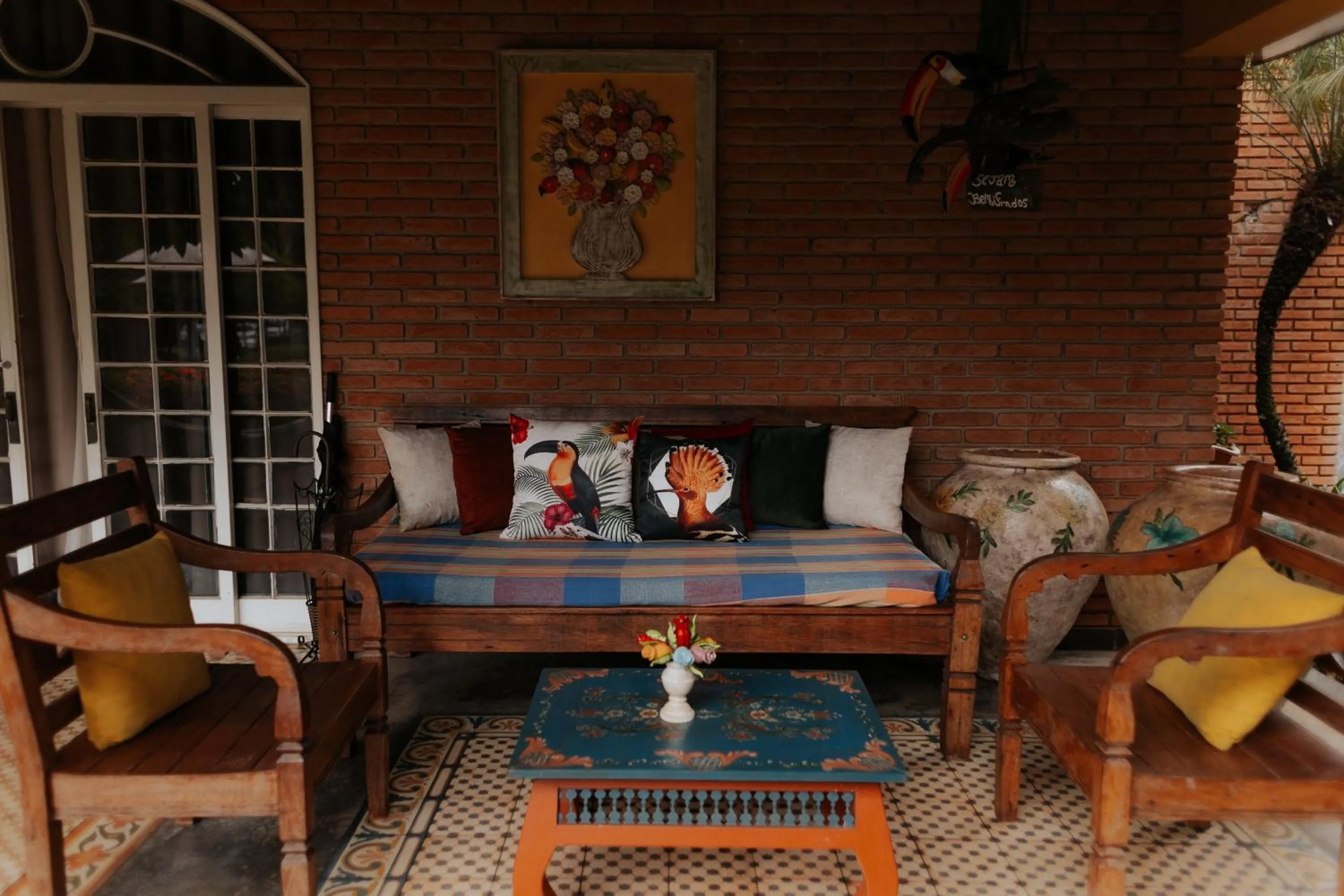 Balcony/Terrace in Hotel Pousada Chalé das Flores