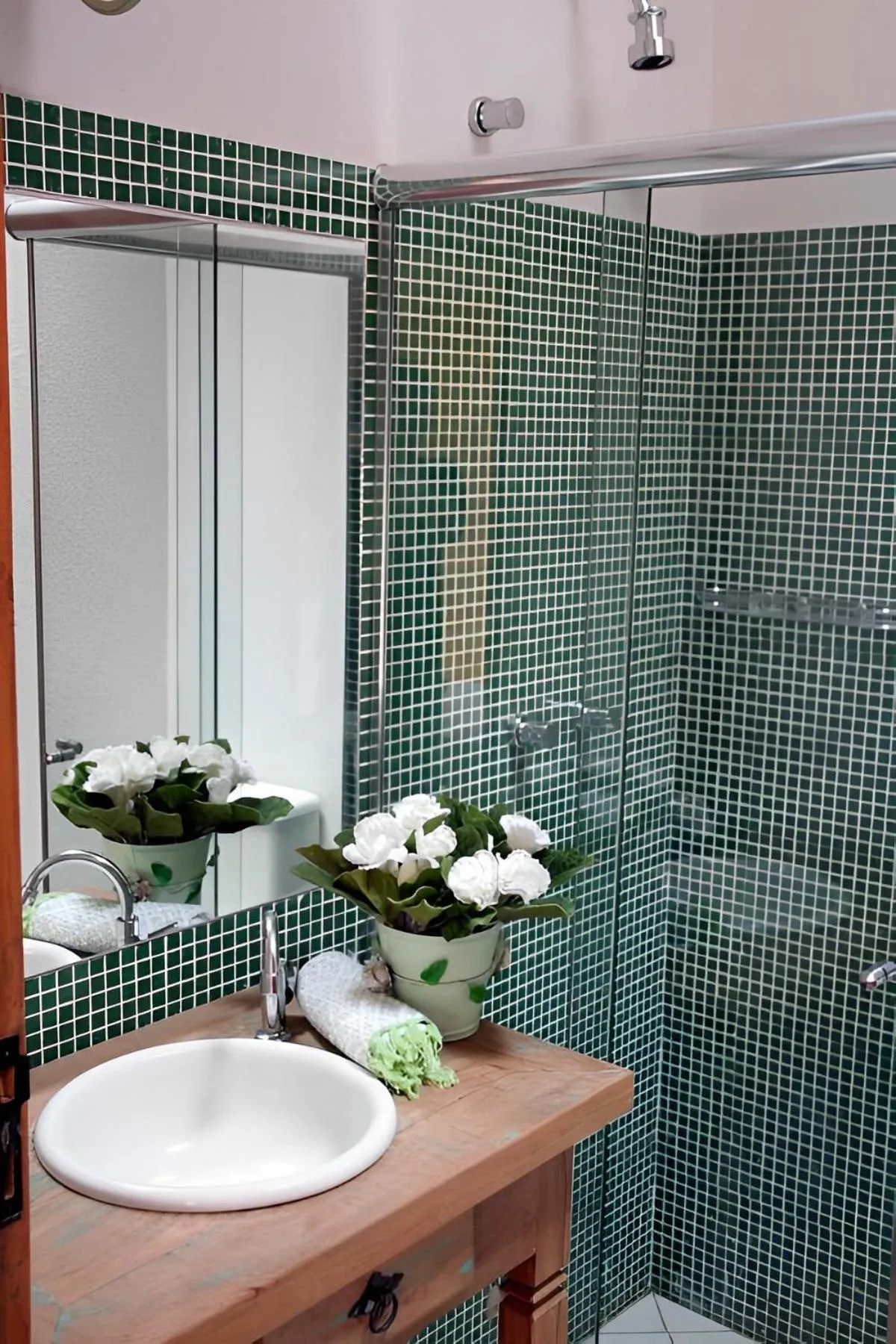 Bathroom in Hotel Pousada Chalé das Flores