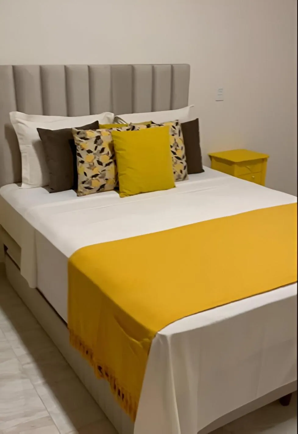 Bed in Hotel Pousada Chalé das Flores