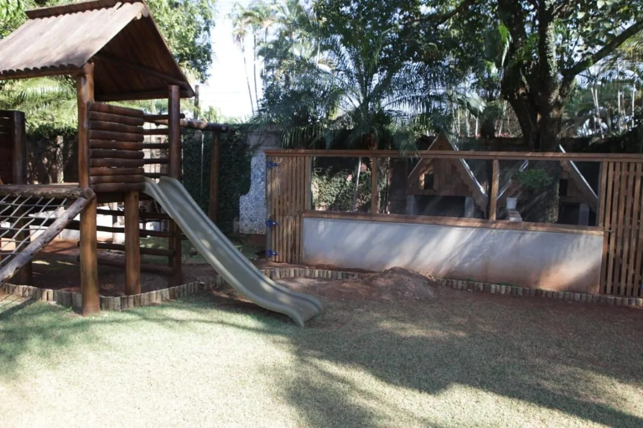 Children play ground in Hotel Pousada Chalé das Flores