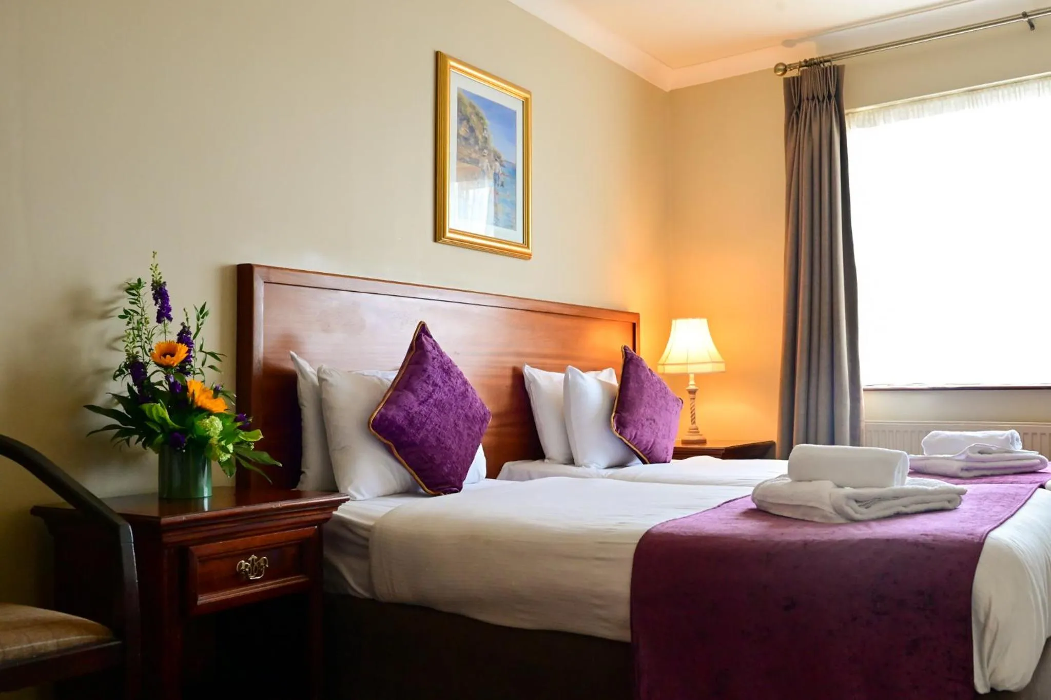 Bedroom, Bed in Lawlors Hotel Dungarvan