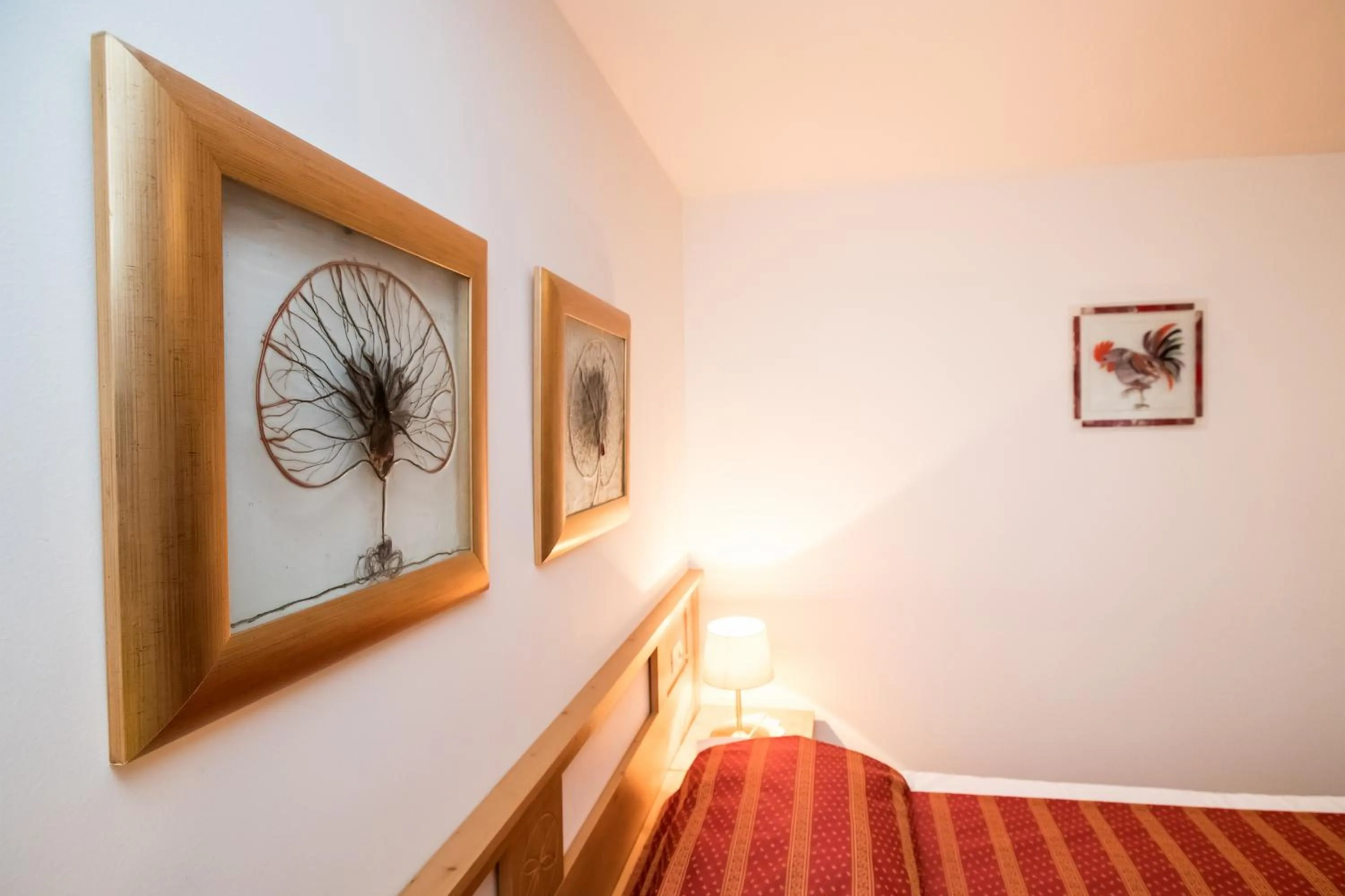 Bed in Art Hotel Kristal