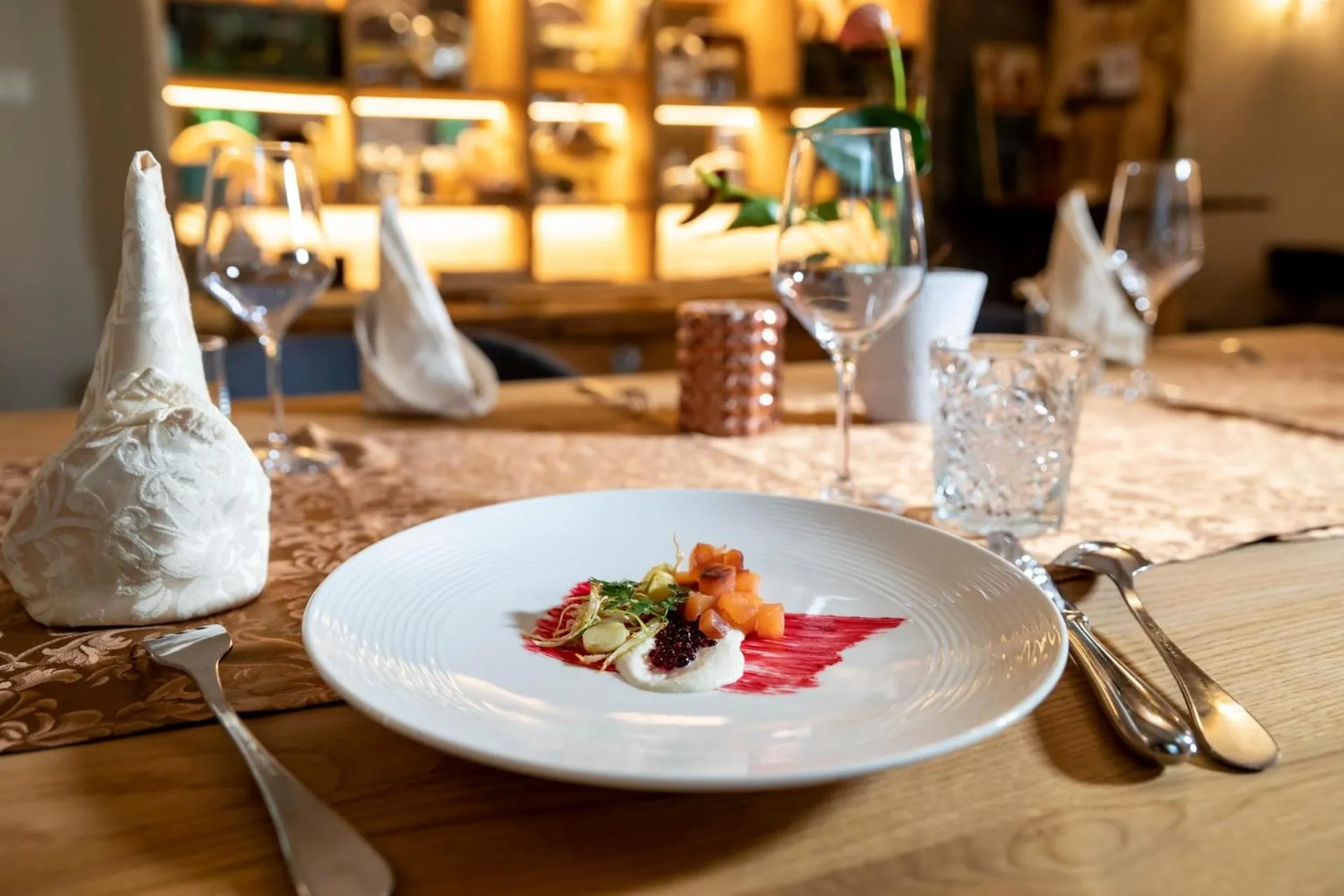 Food in Art Hotel Kristal