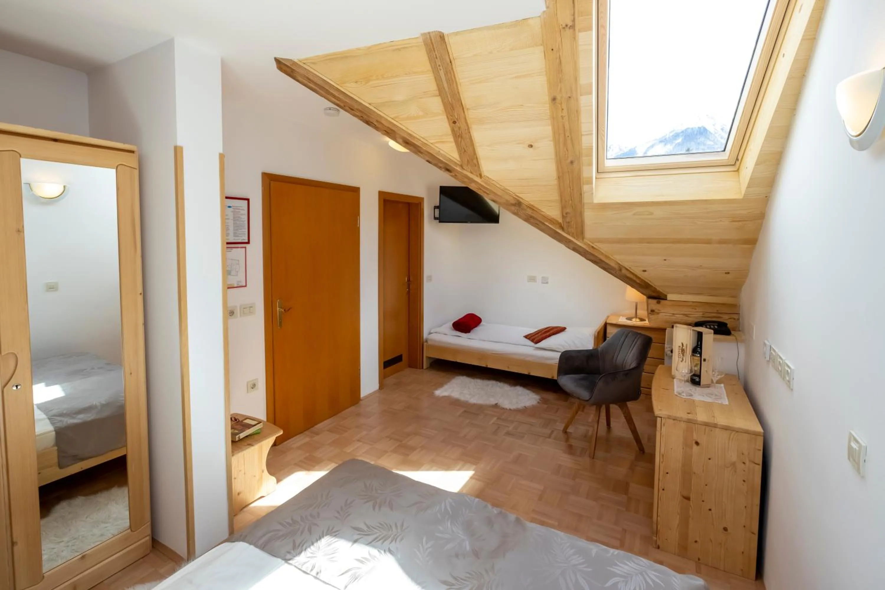 View (from property/room), Bed in Art Hotel Kristal