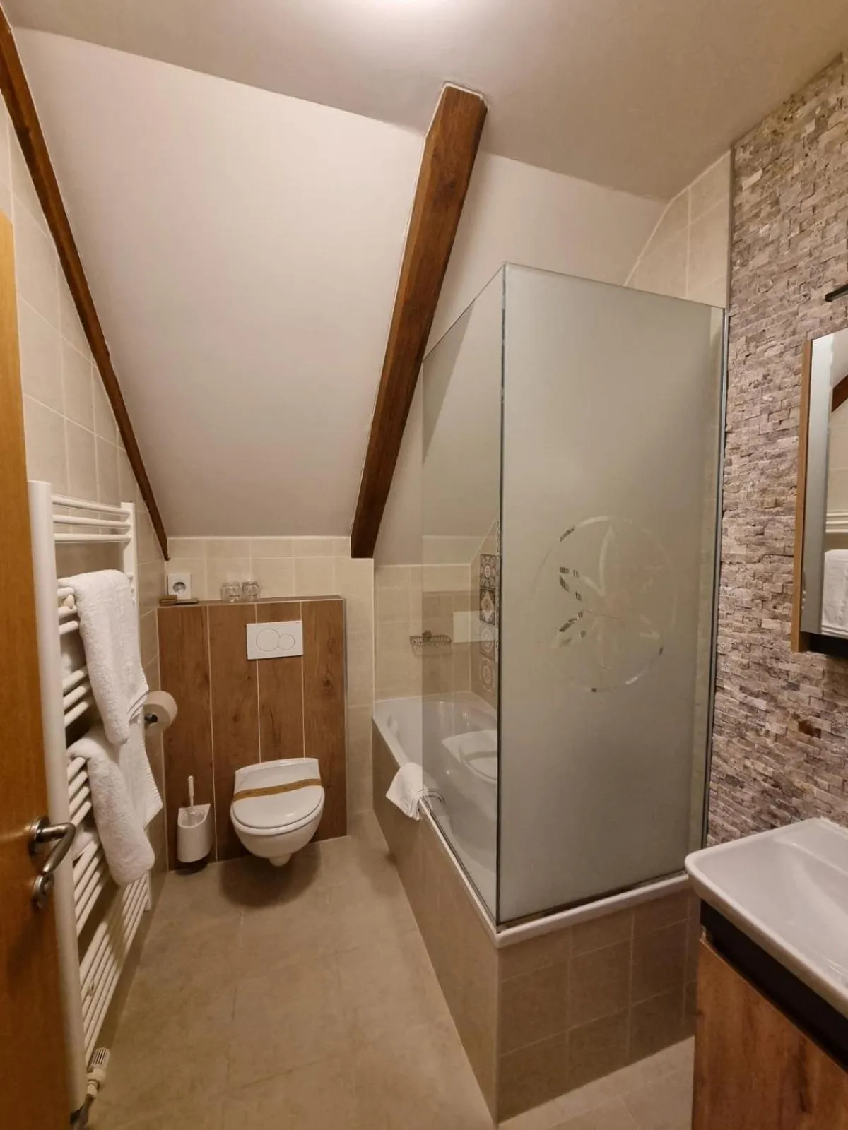 Bathroom in Art Hotel Kristal