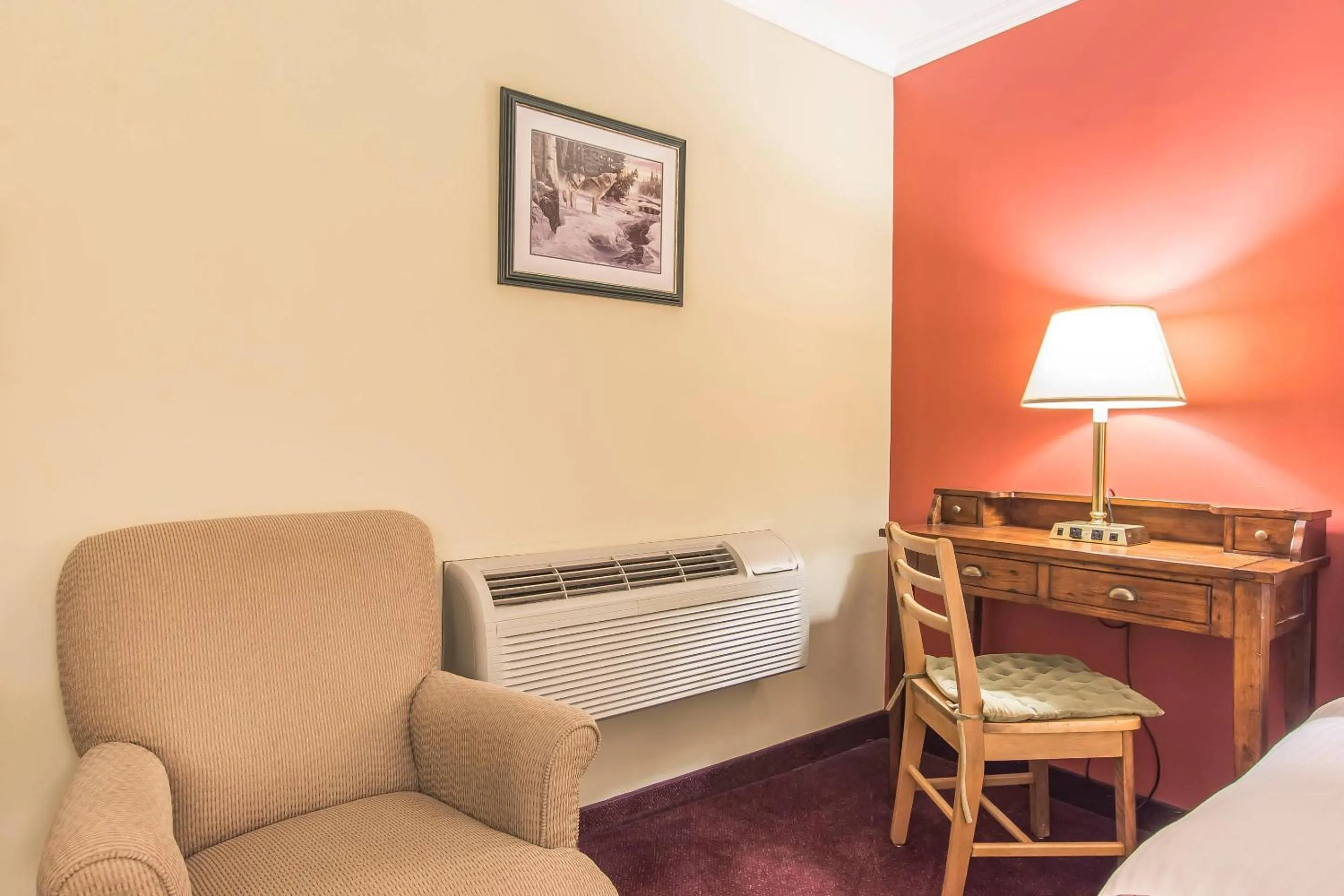 Bedroom in Rodeway Inn King William