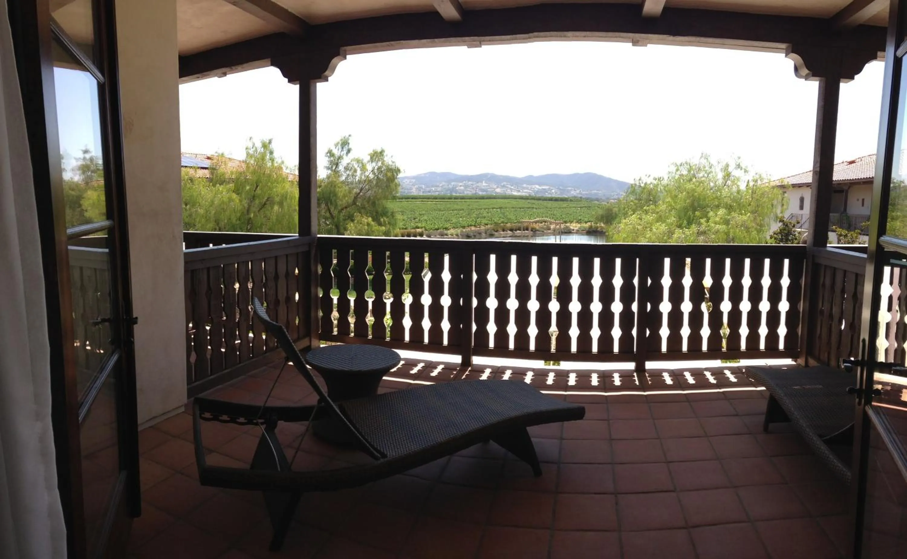 Balcony/Terrace in Ponte Vineyard Inn