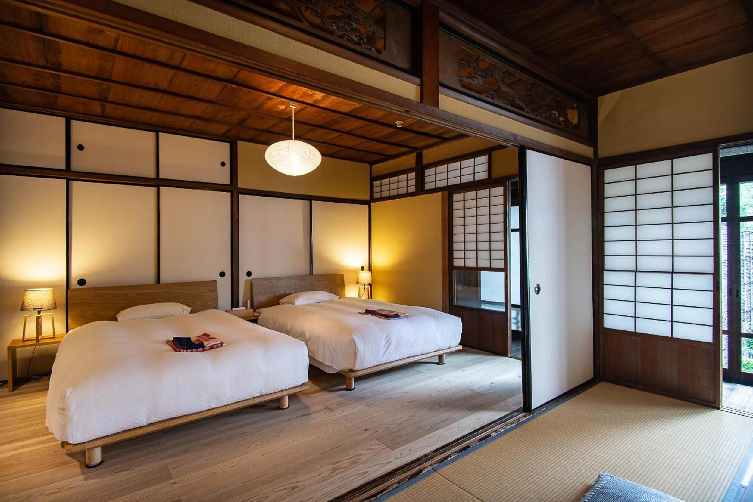 Photo of the whole room, Bed in NIPPONIA HOTEL NARA NARAMACHI