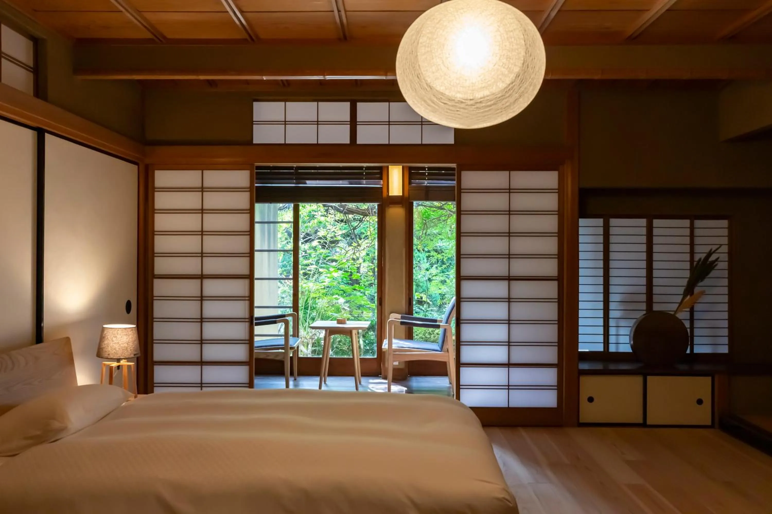 Bed in NIPPONIA HOTEL NARA NARAMACHI