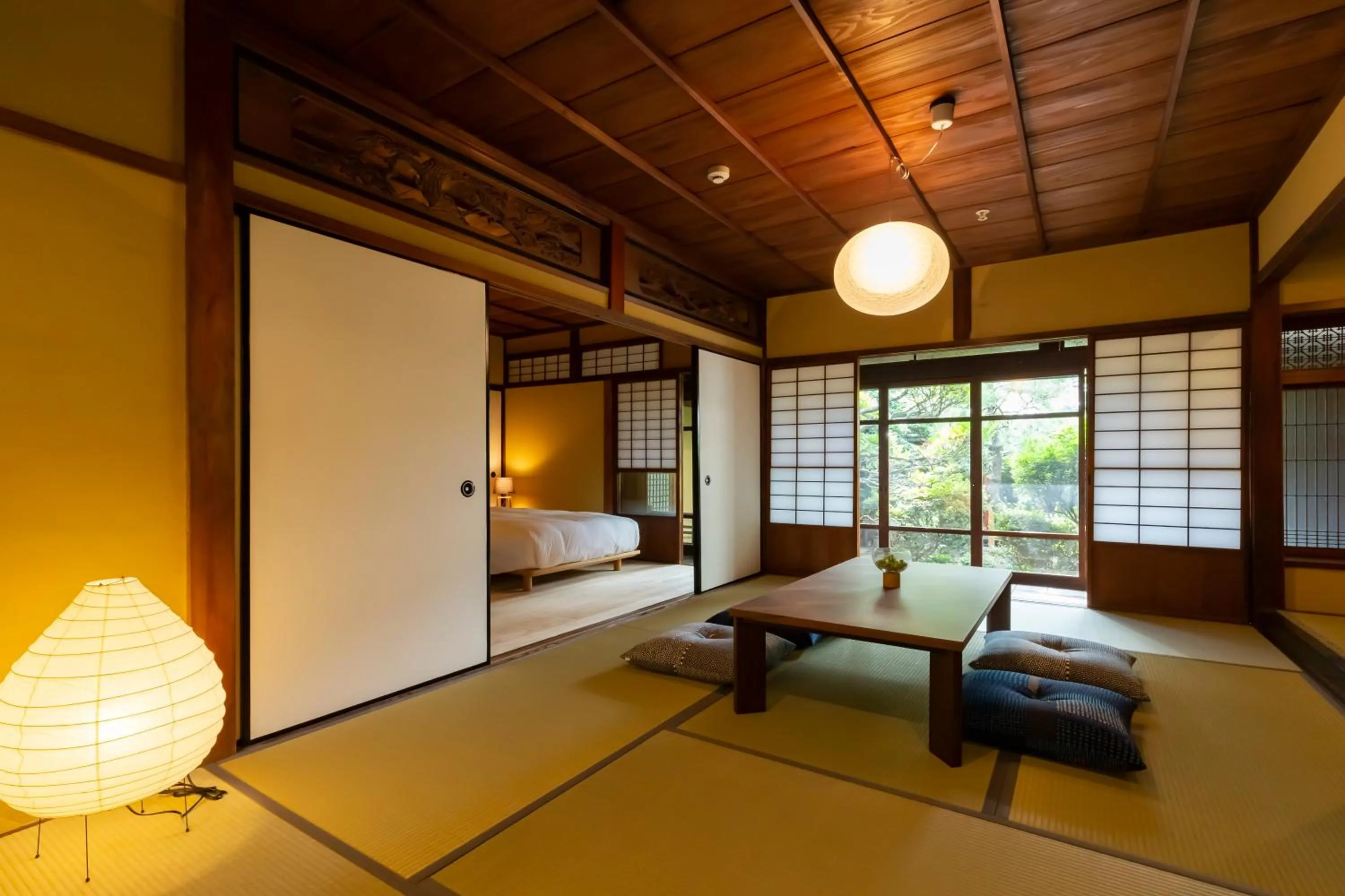 Living room, Bed in NIPPONIA HOTEL NARA NARAMACHI