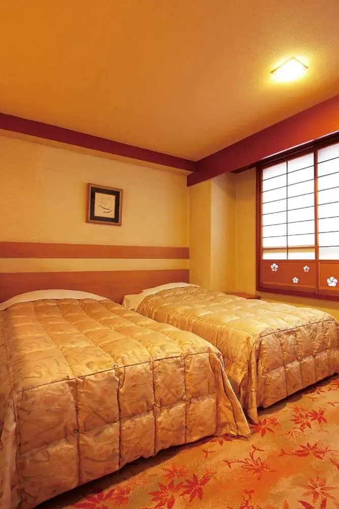 Bed in Kinugawa Park Hotels Bed in Kinugawa Park Hotels