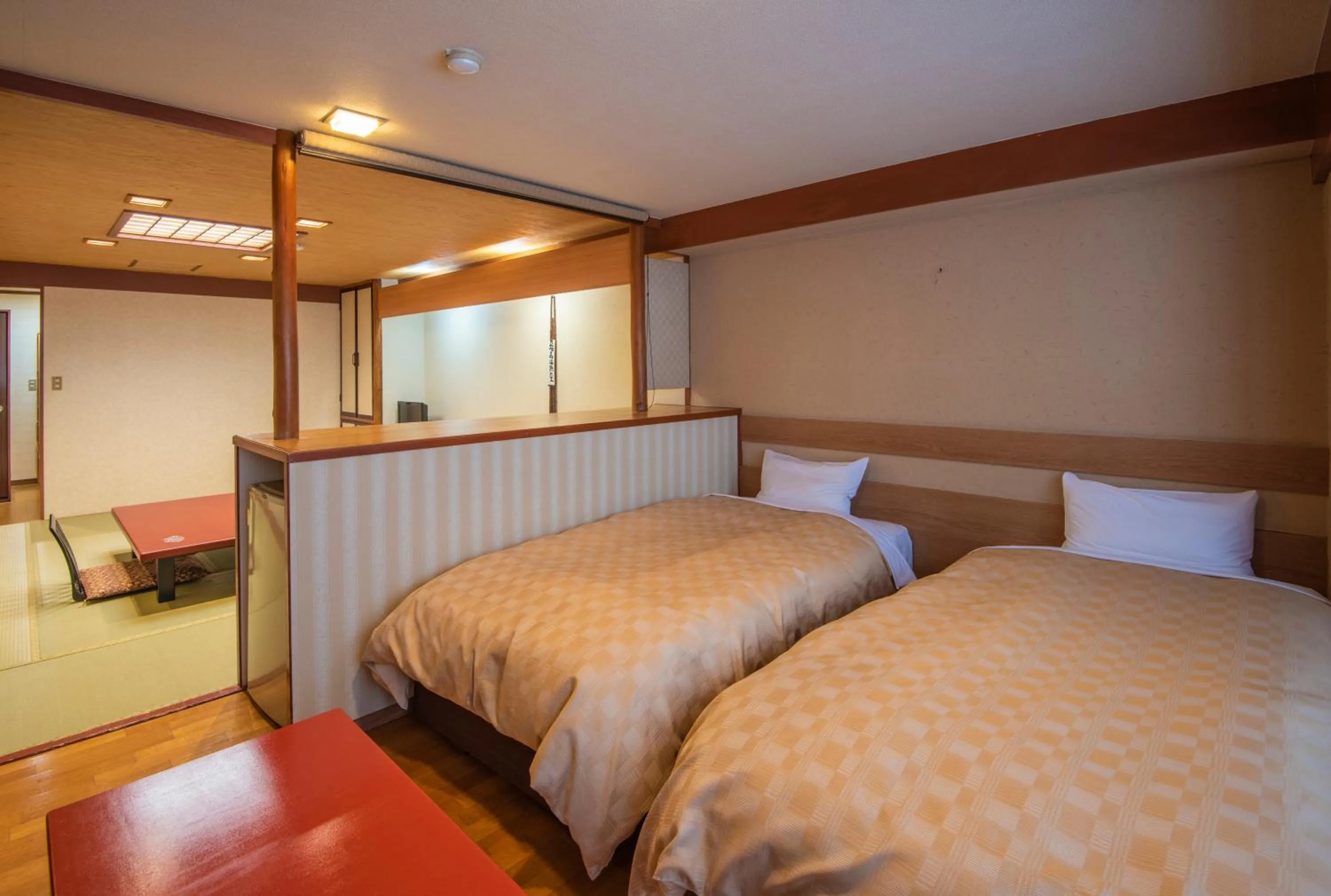 Bed in Kinugawa Park Hotels