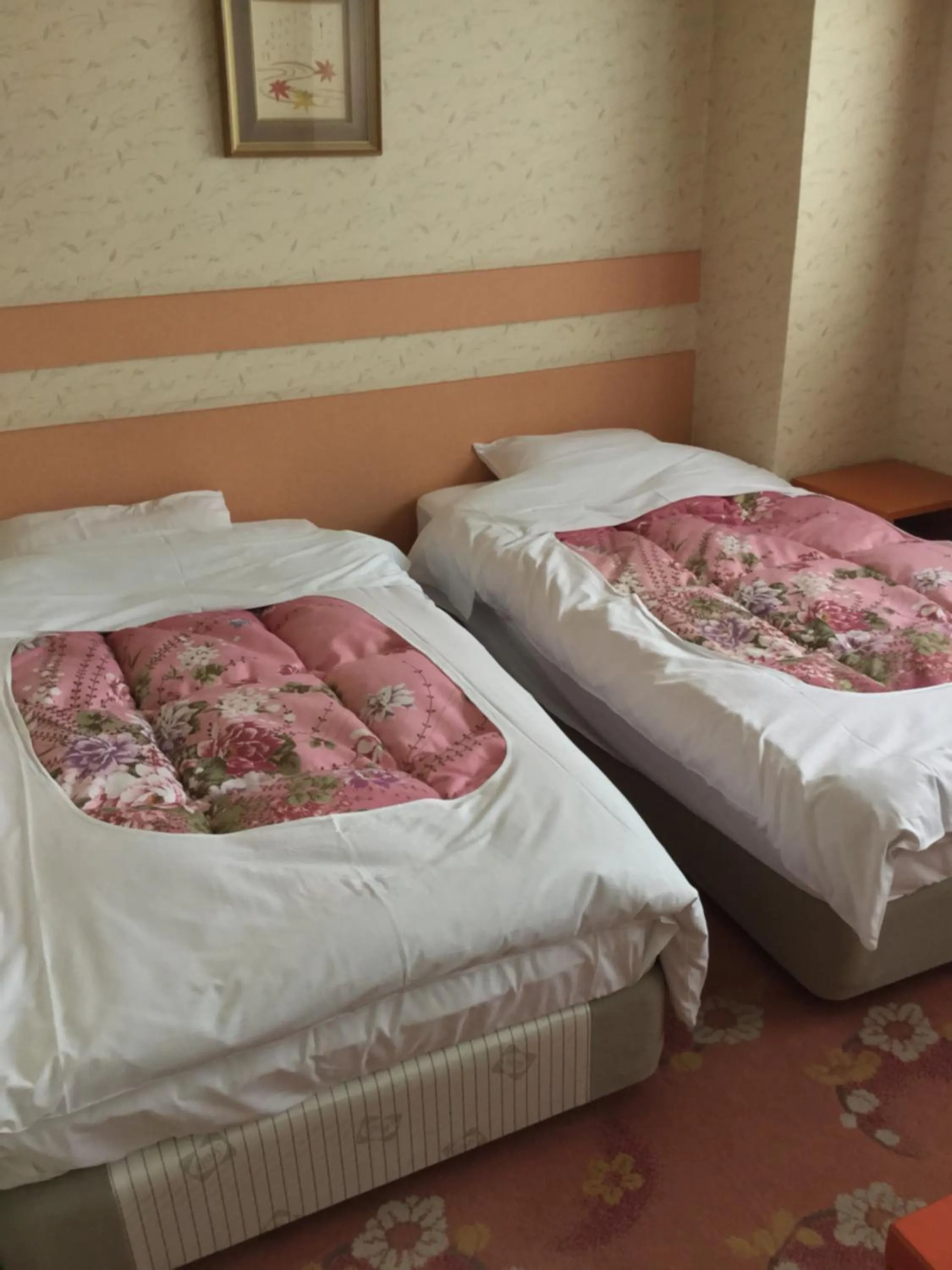 Bed in Kinugawa Park Hotels