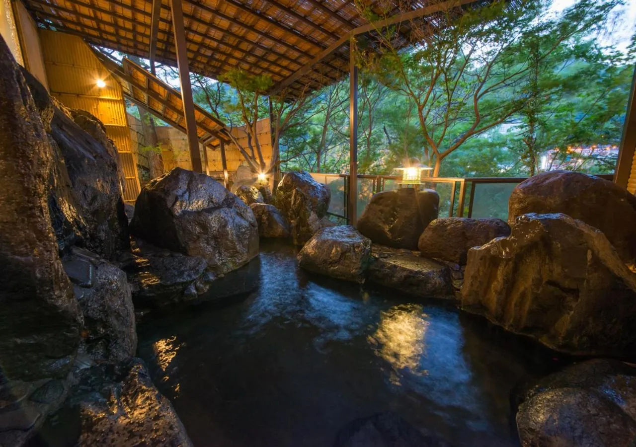 Hot Spring Bath in Kinugawa Park Hotels