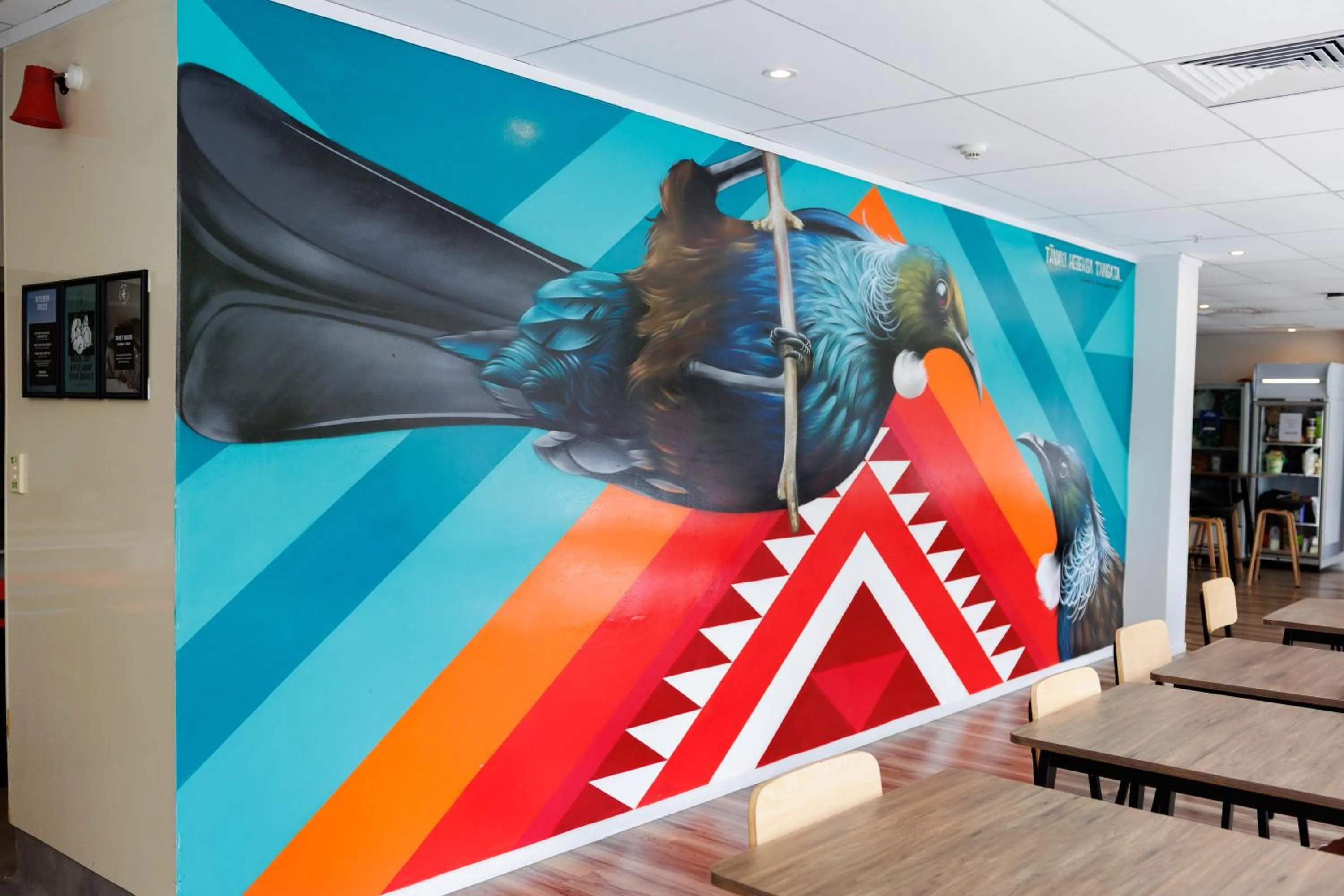 Decorative detail in Haka House Auckland City