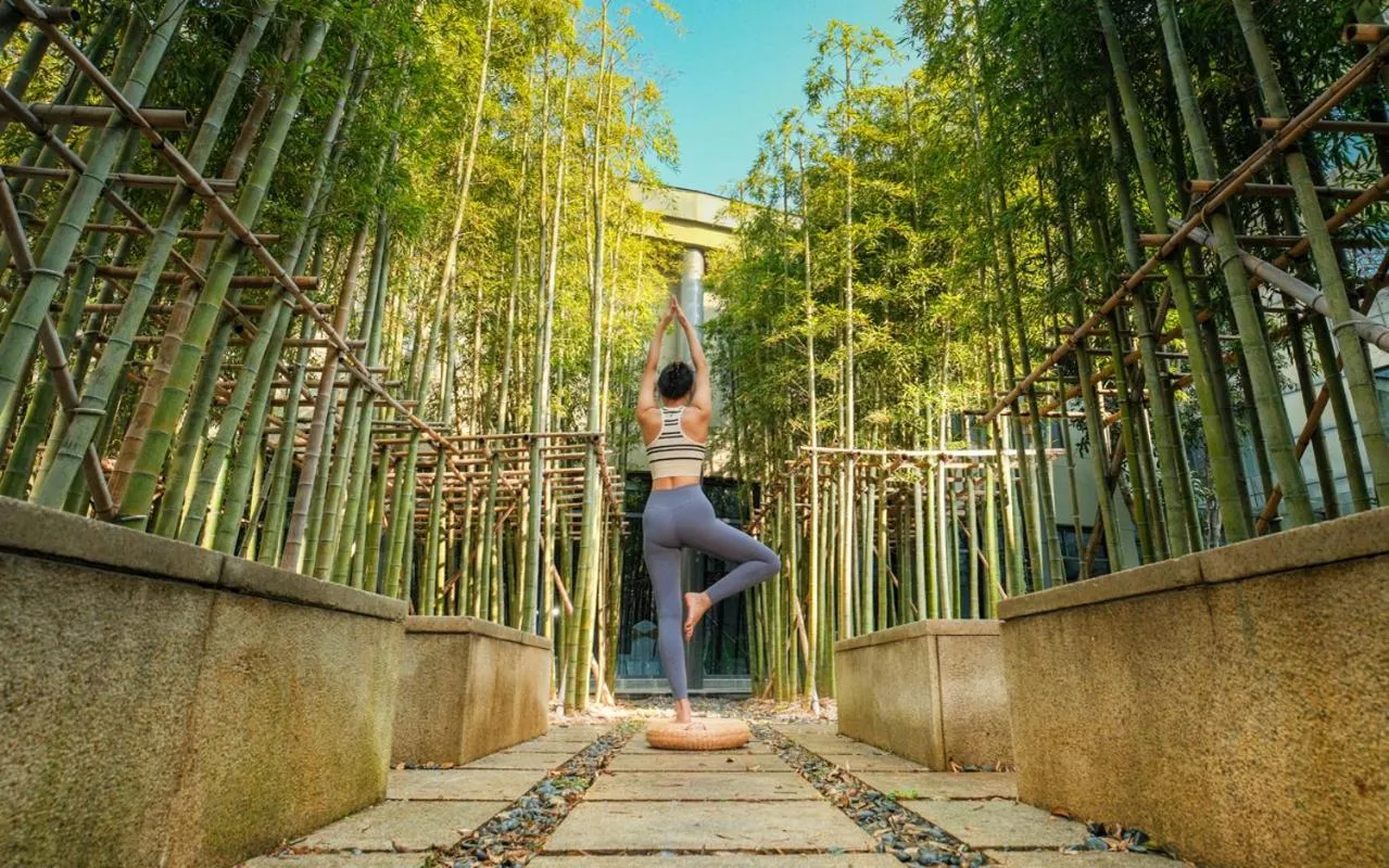 Garden view in Shanghai Parkyard Hotel