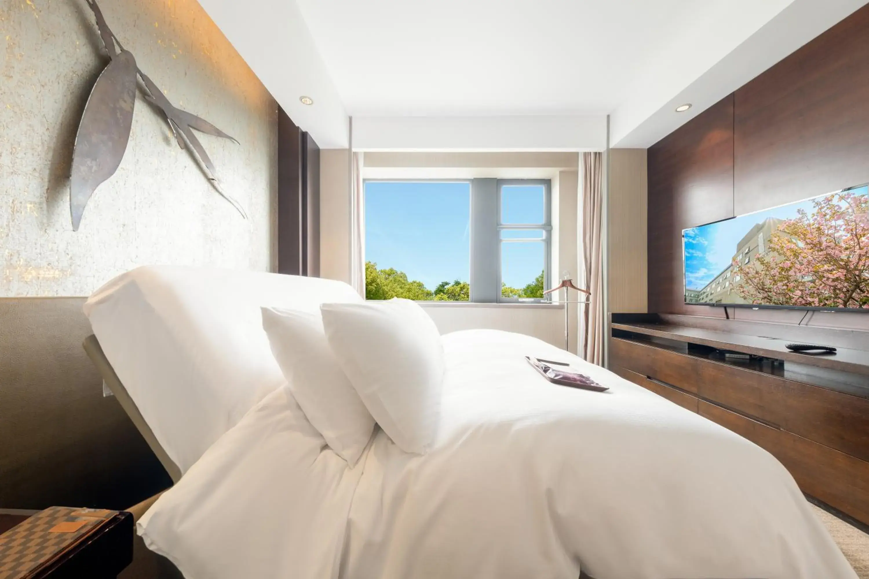 Bed in Shanghai Zhangjiang Parkyard Hotel Bed in Shanghai Zhangjiang Parkyard Hotel