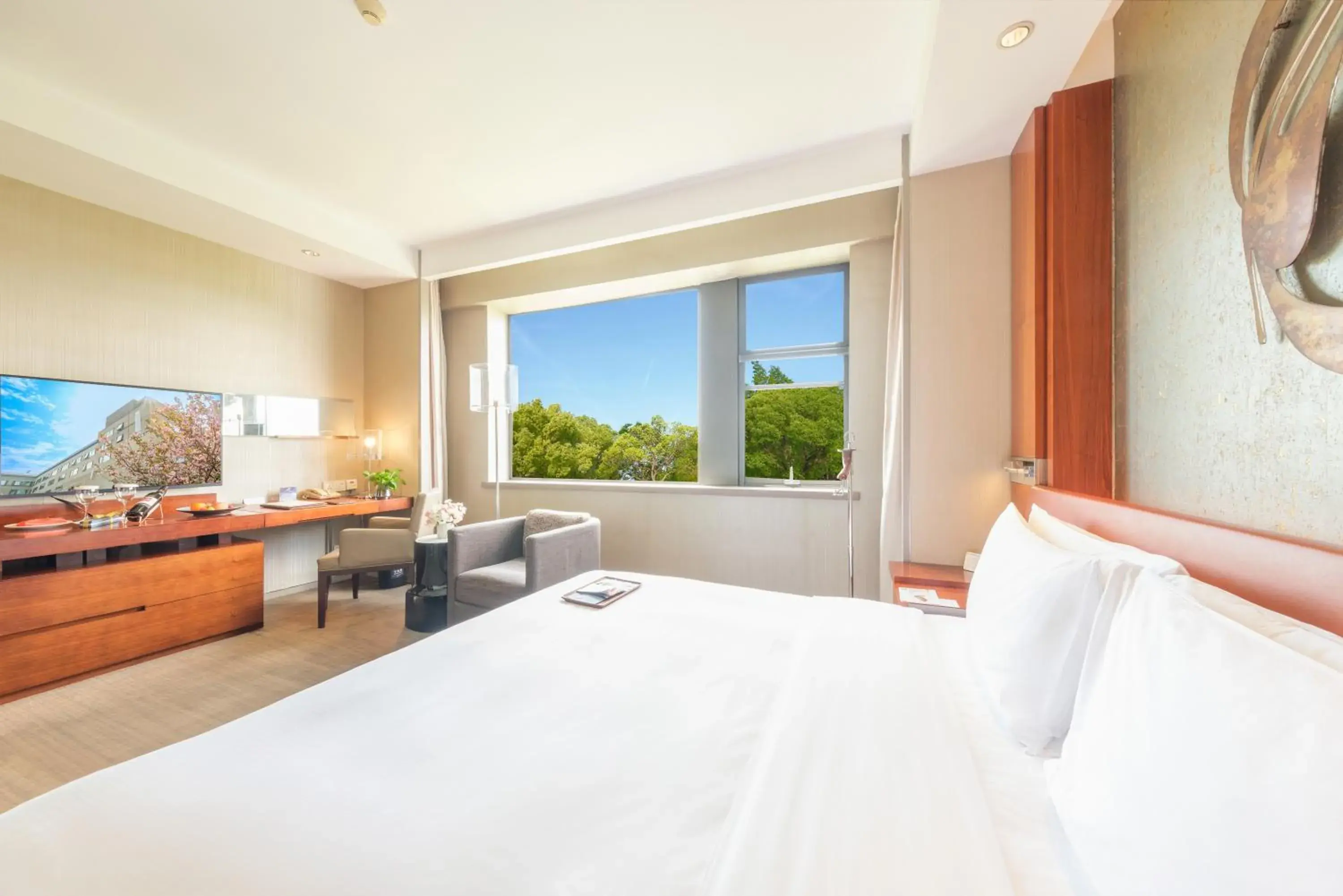 Photo of the whole room, Bed in Shanghai Zhangjiang Parkyard Hotel Photo of the whole room, Bed in Shanghai Zhangjiang Parkyard Hotel