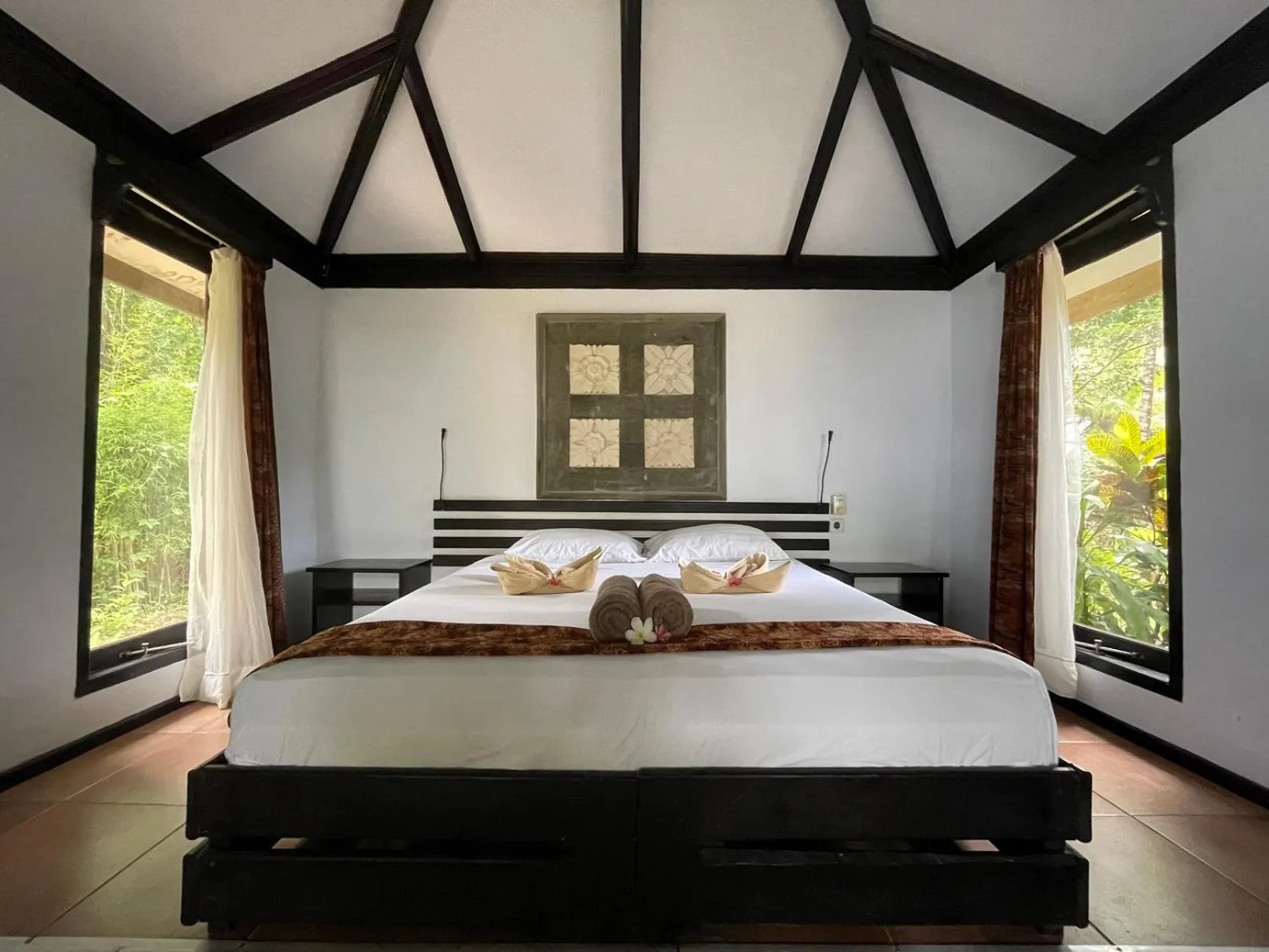 Bedroom, Bed in The Village Bunaken